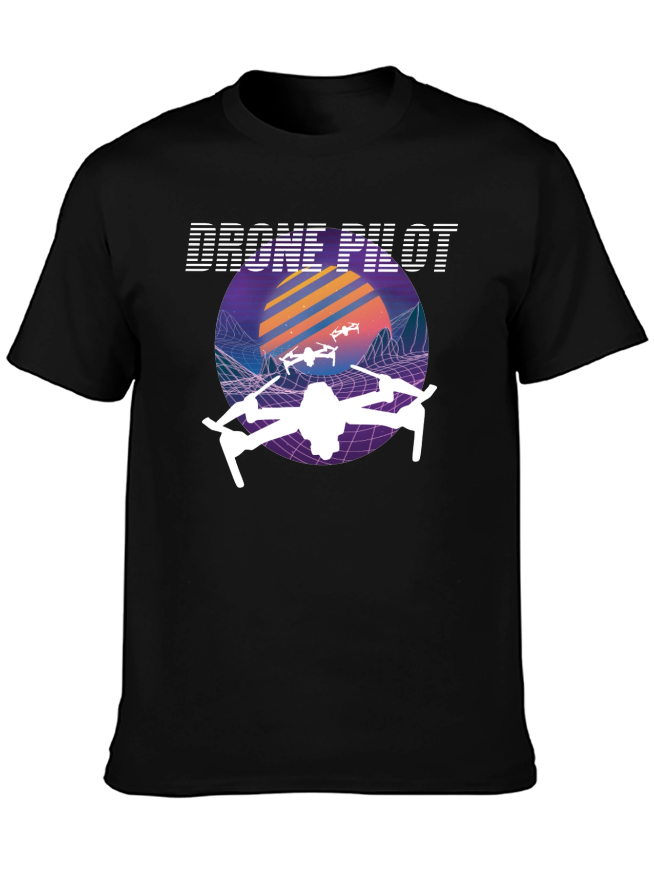 Drone Pilot Retro Style T-Shirt
