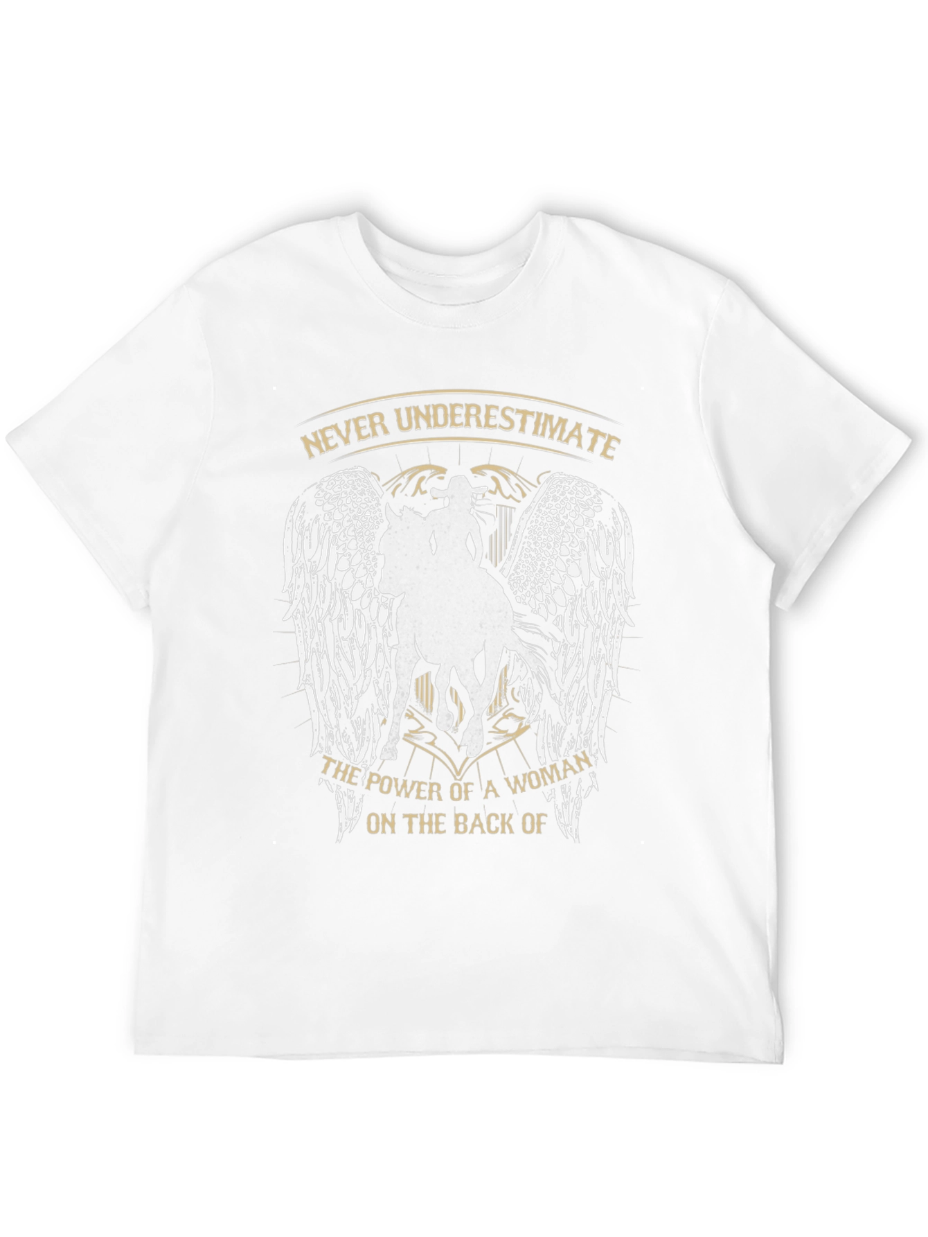 Empowered Woman Horse Graphic T-Shirt