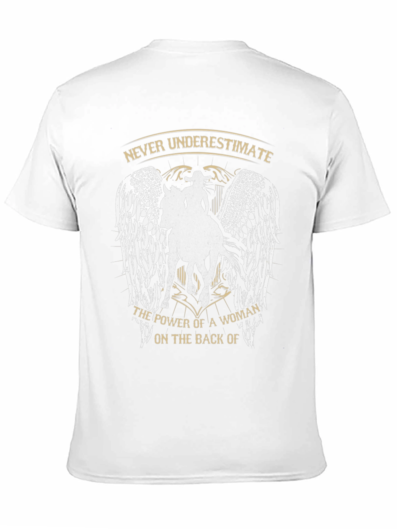 Empowered Woman Horse Graphic T-Shirt