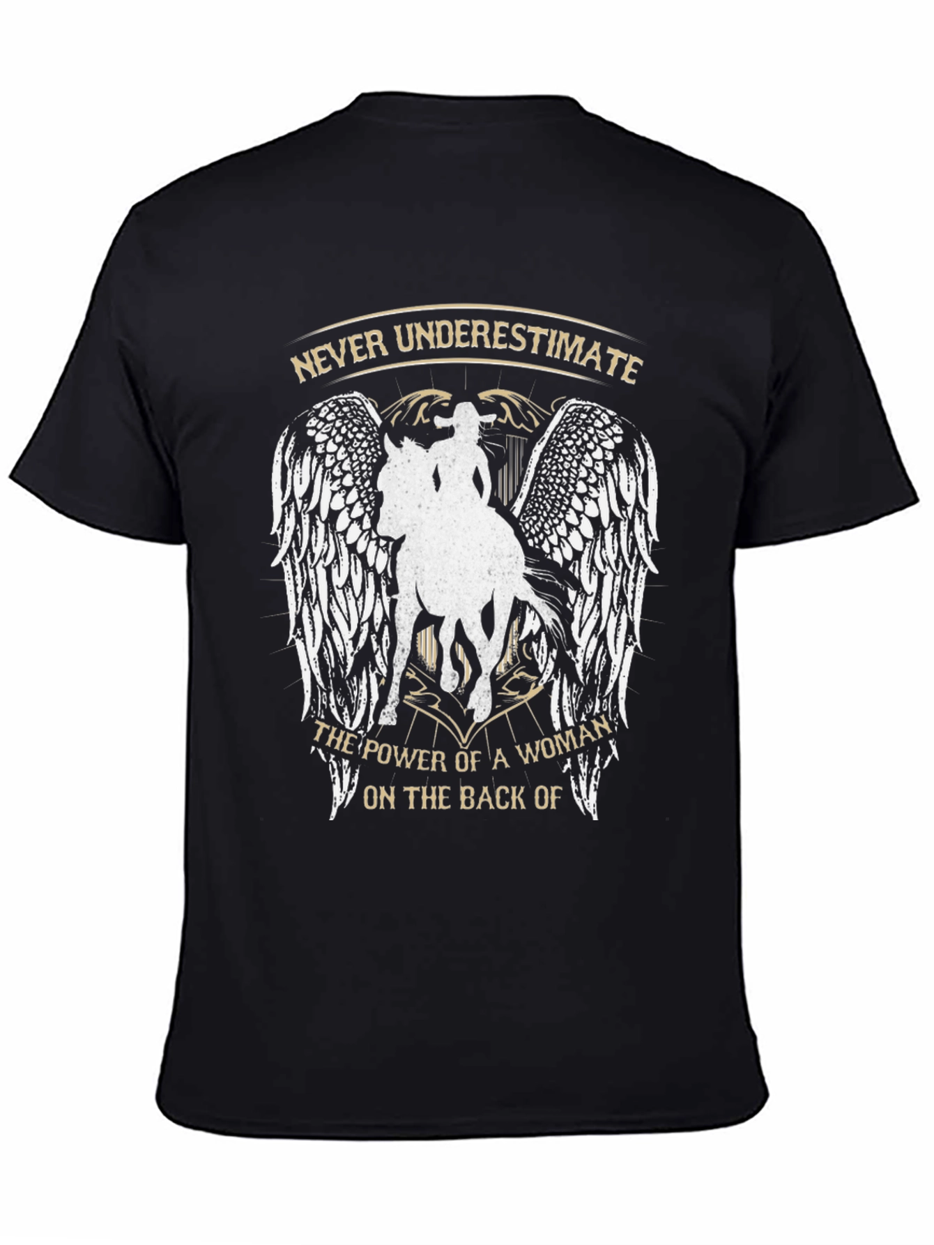 Empowered Woman Horse Graphic T-Shirt