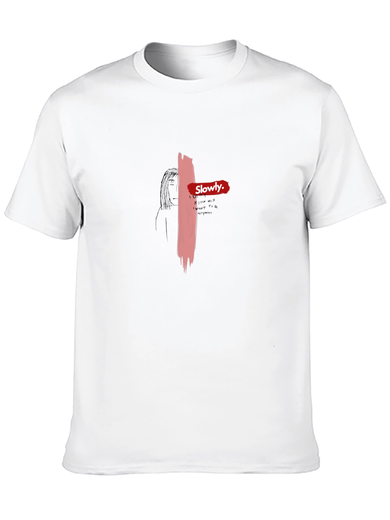 Slowly T-Shirt - Black Graphic Tee