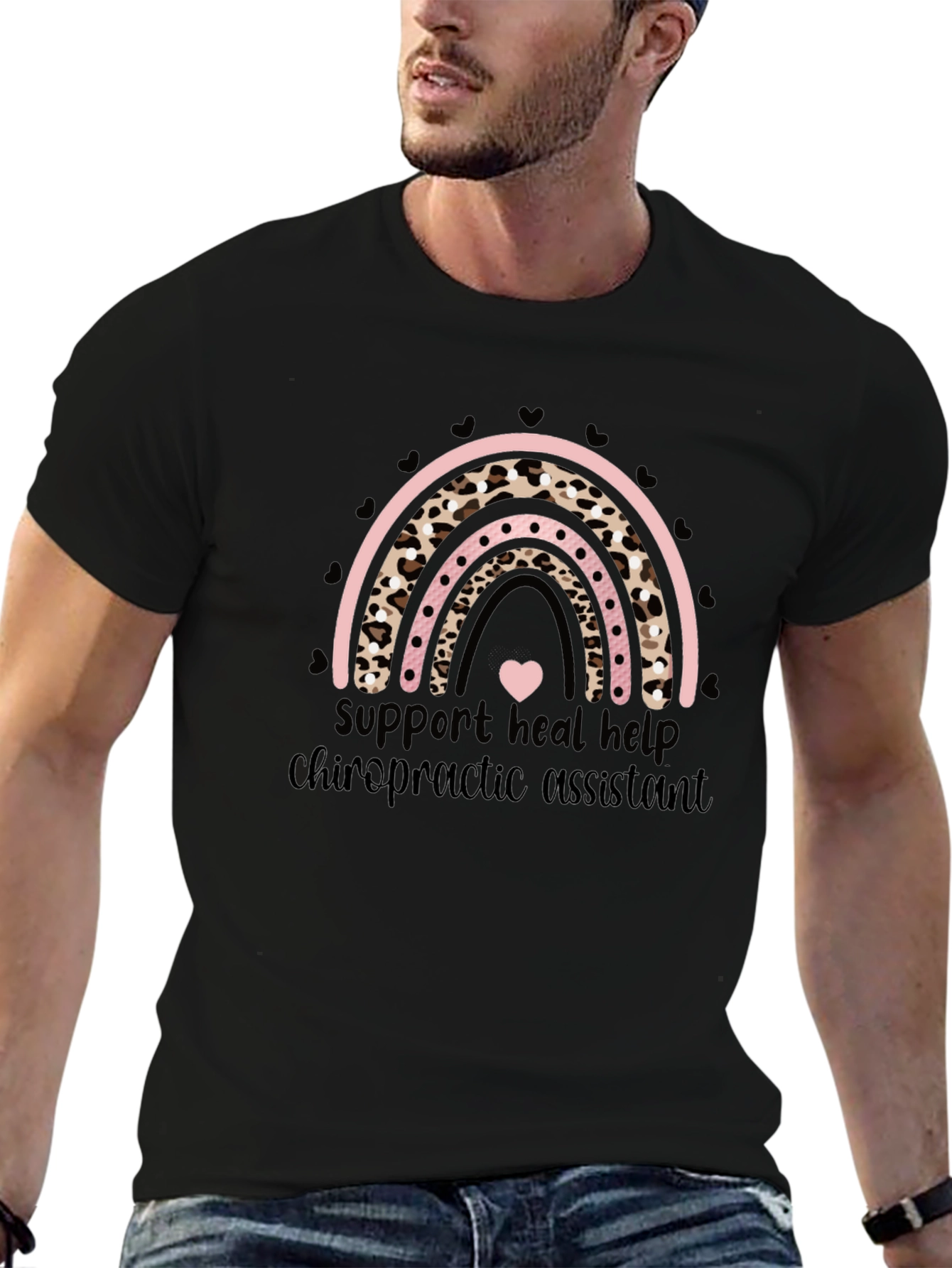 Chiropractic Assistant Rainbow T-Shirt