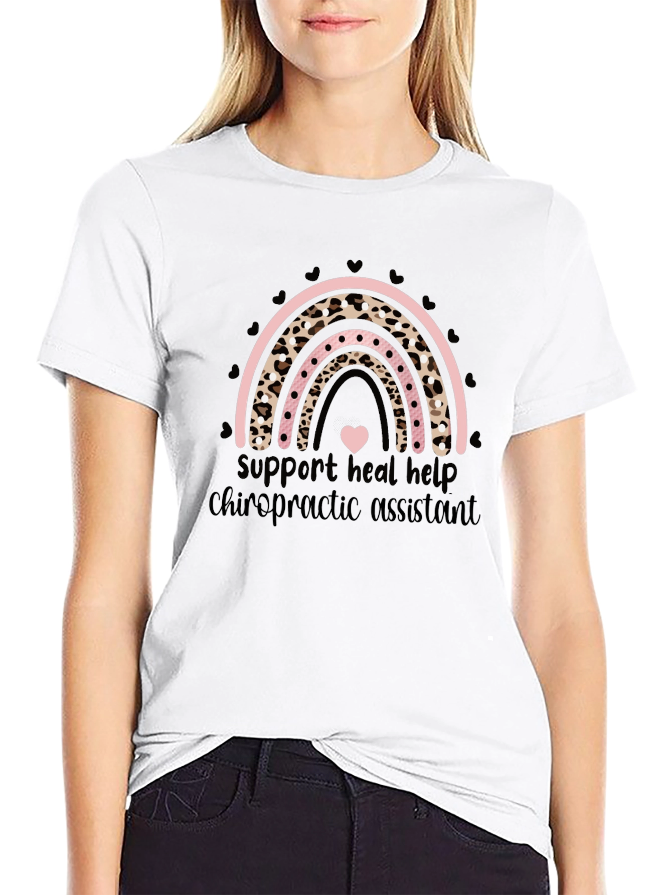 Chiropractic Assistant Rainbow T-Shirt