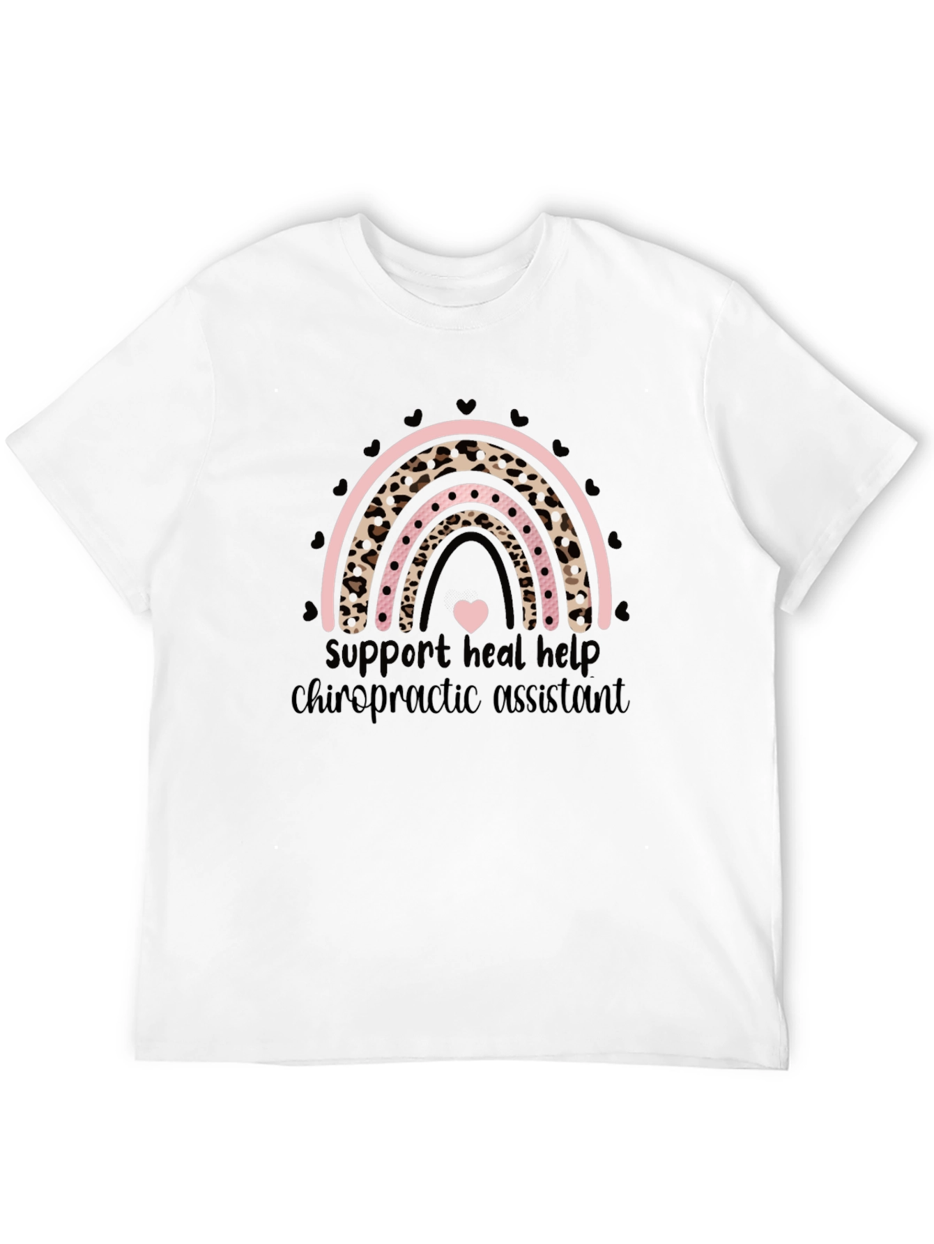 Chiropractic Assistant Rainbow T-Shirt