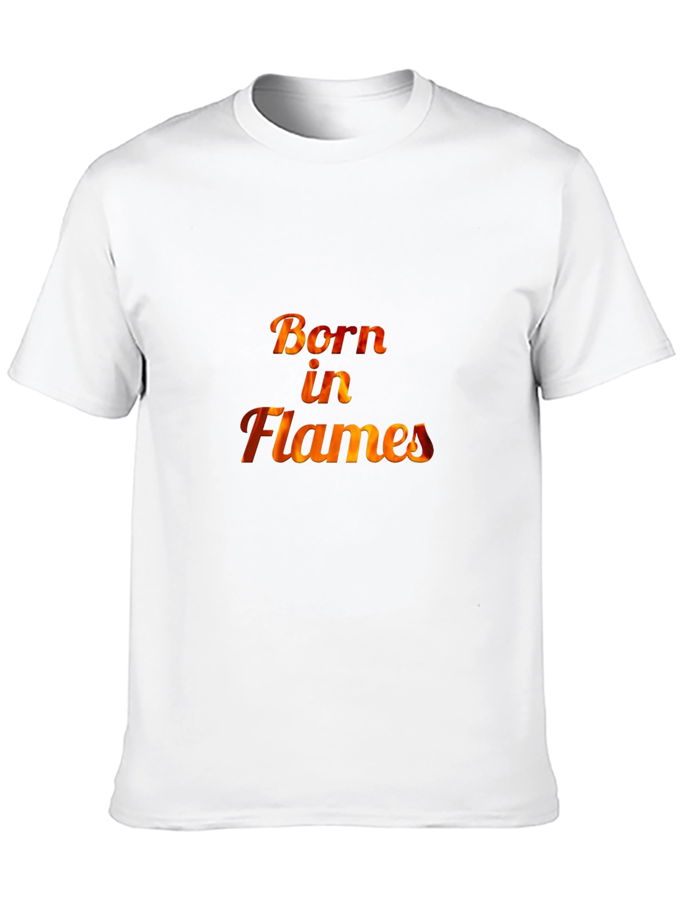 Born in Flames Graphic Tee - Bold Style