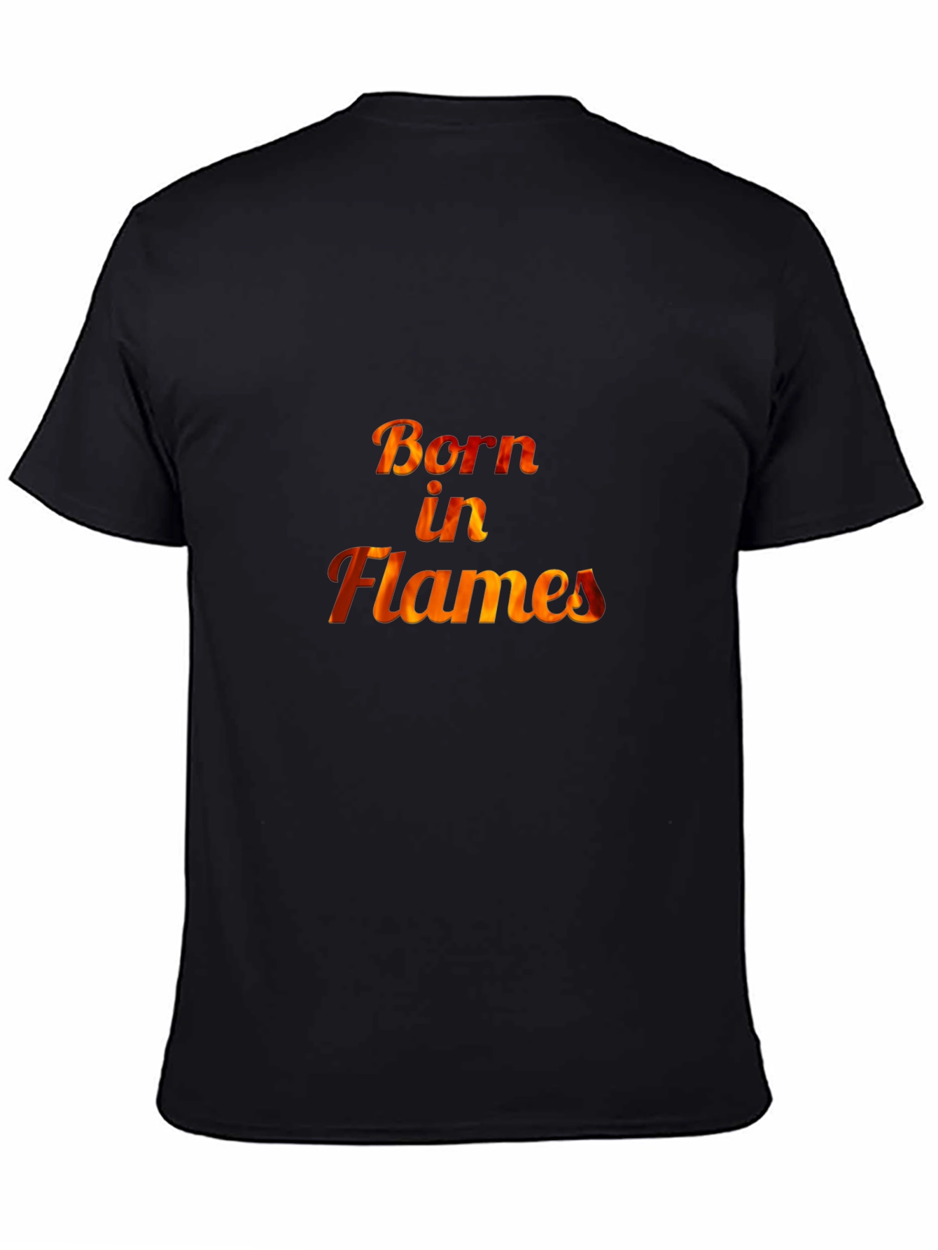Born in Flames Graphic Tee - Bold Style