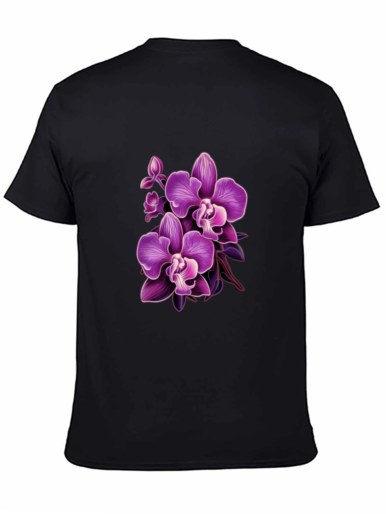 Orchid Graphic T-Shirt - Stylish Floral Design