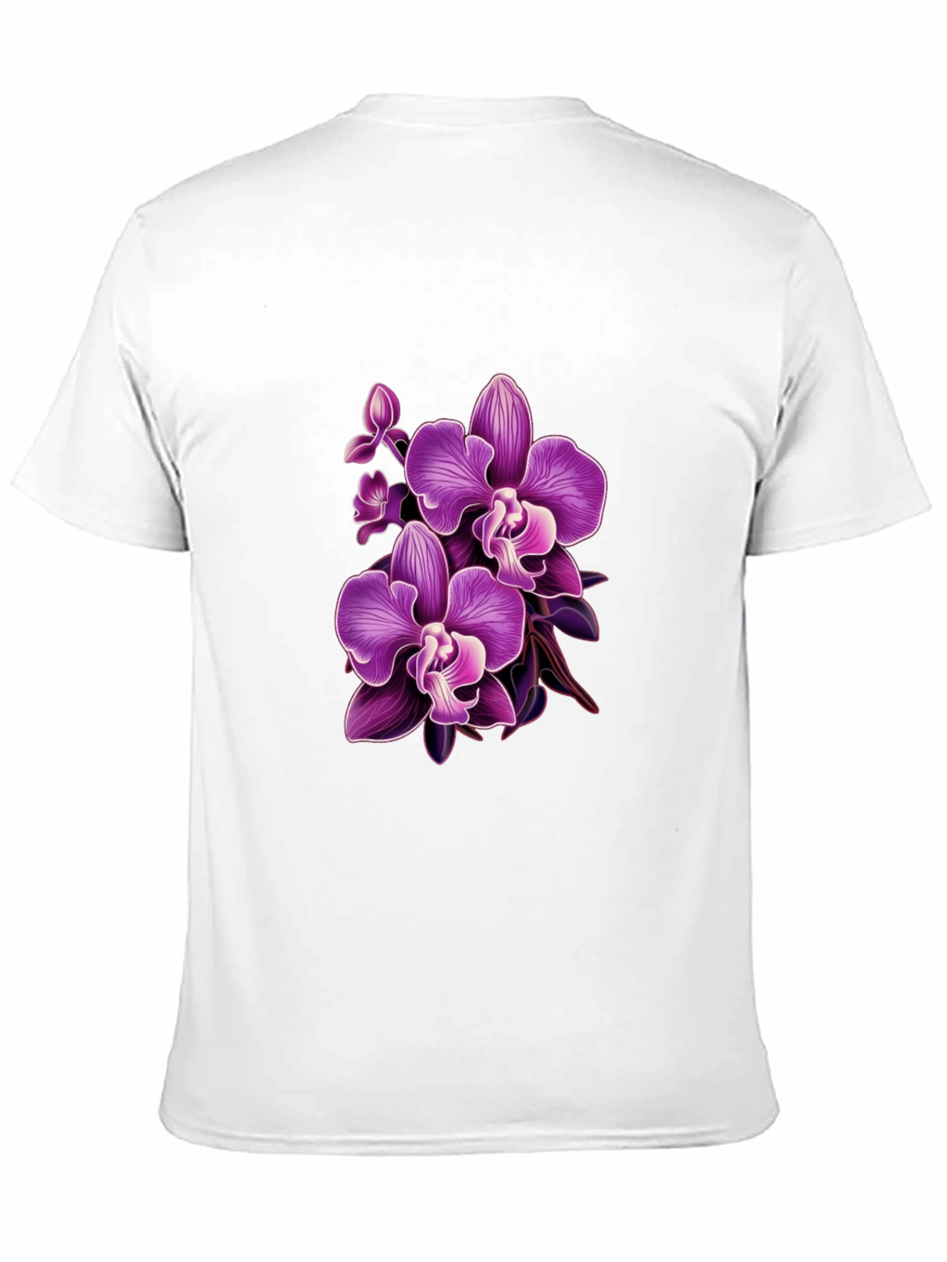 Orchid Graphic T-Shirt - Stylish Floral Design