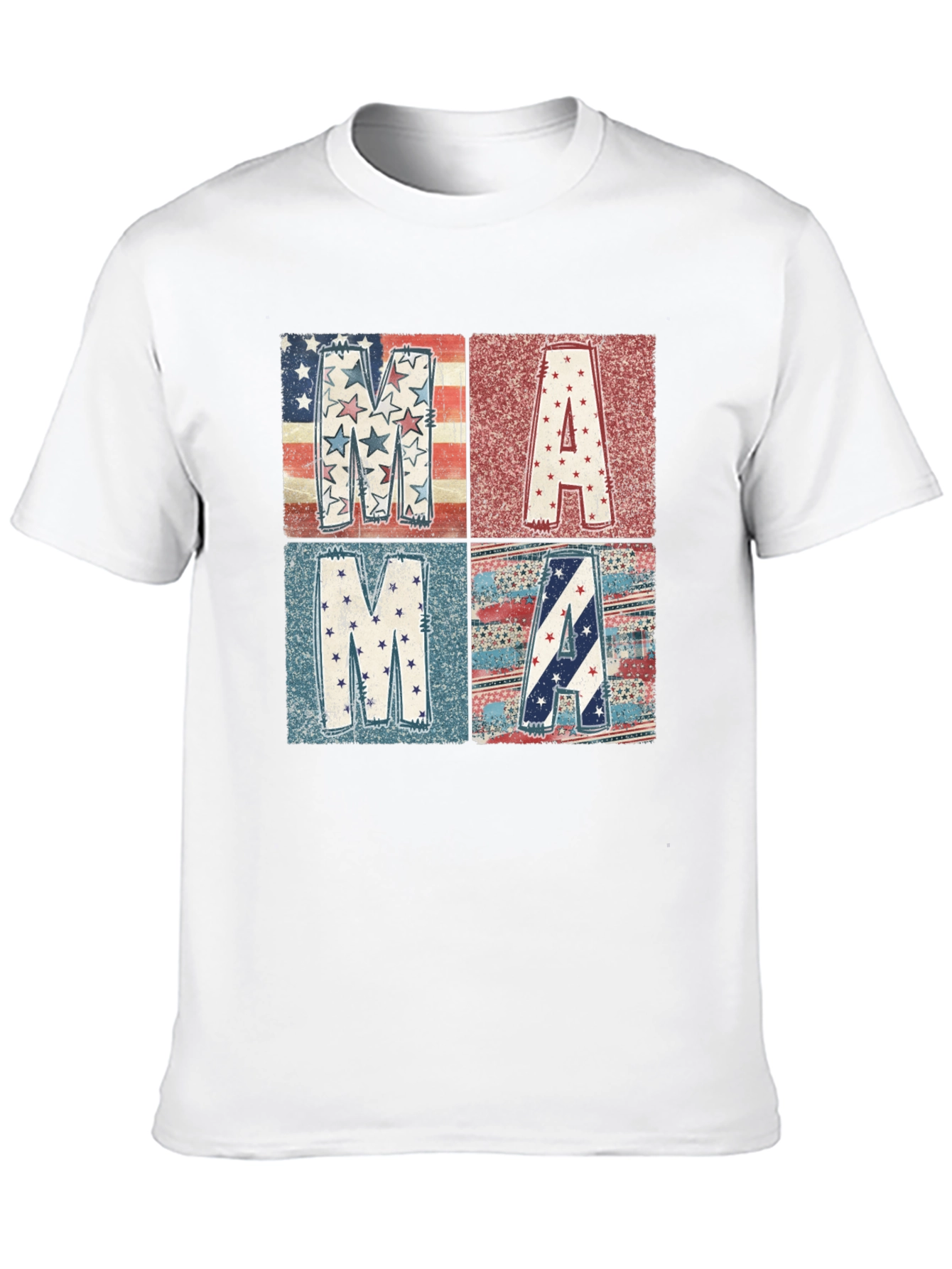 Patriotic Mama Graphic Tee - Black