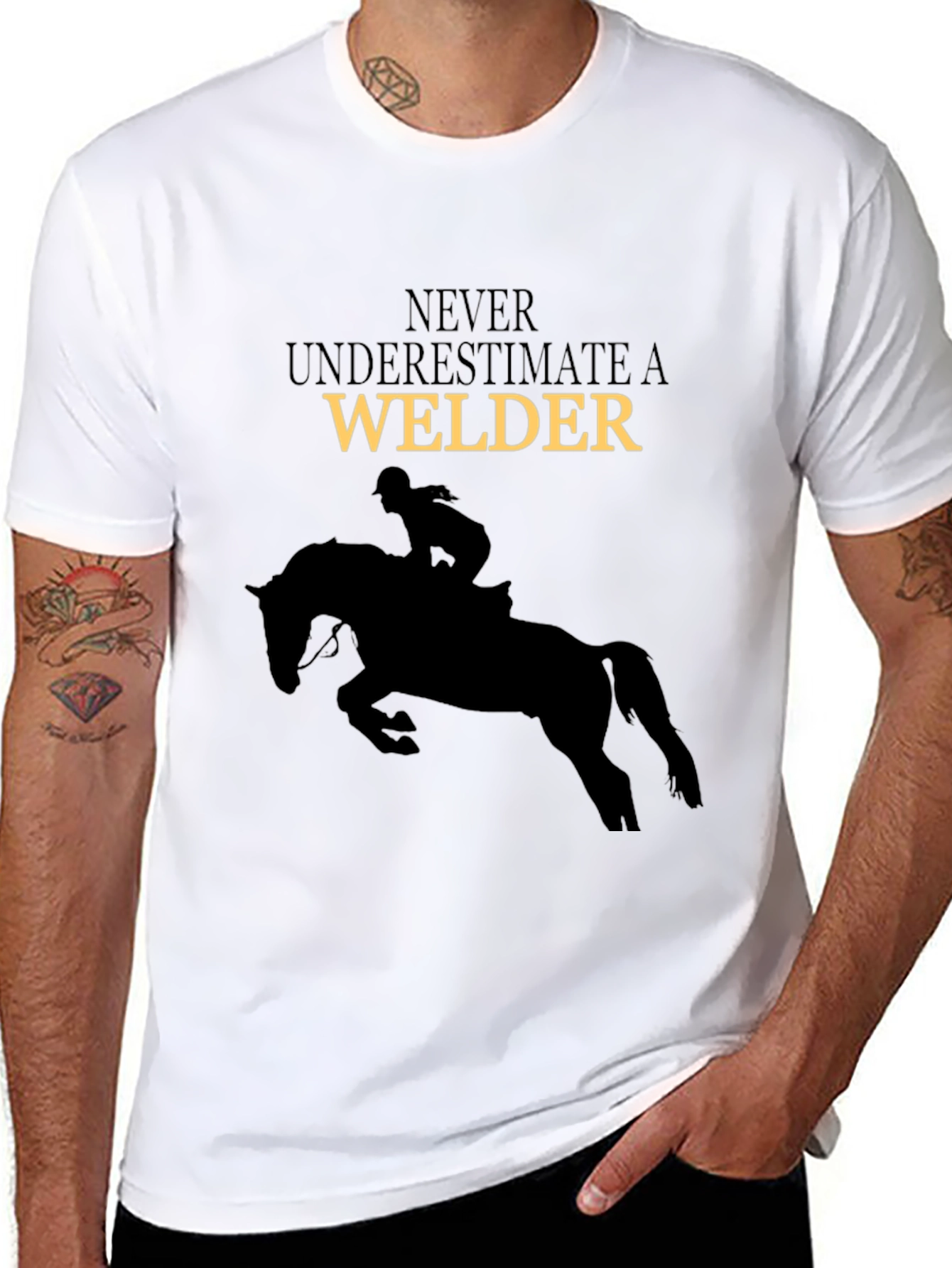 Never Underestimate a Welder T-Shirt