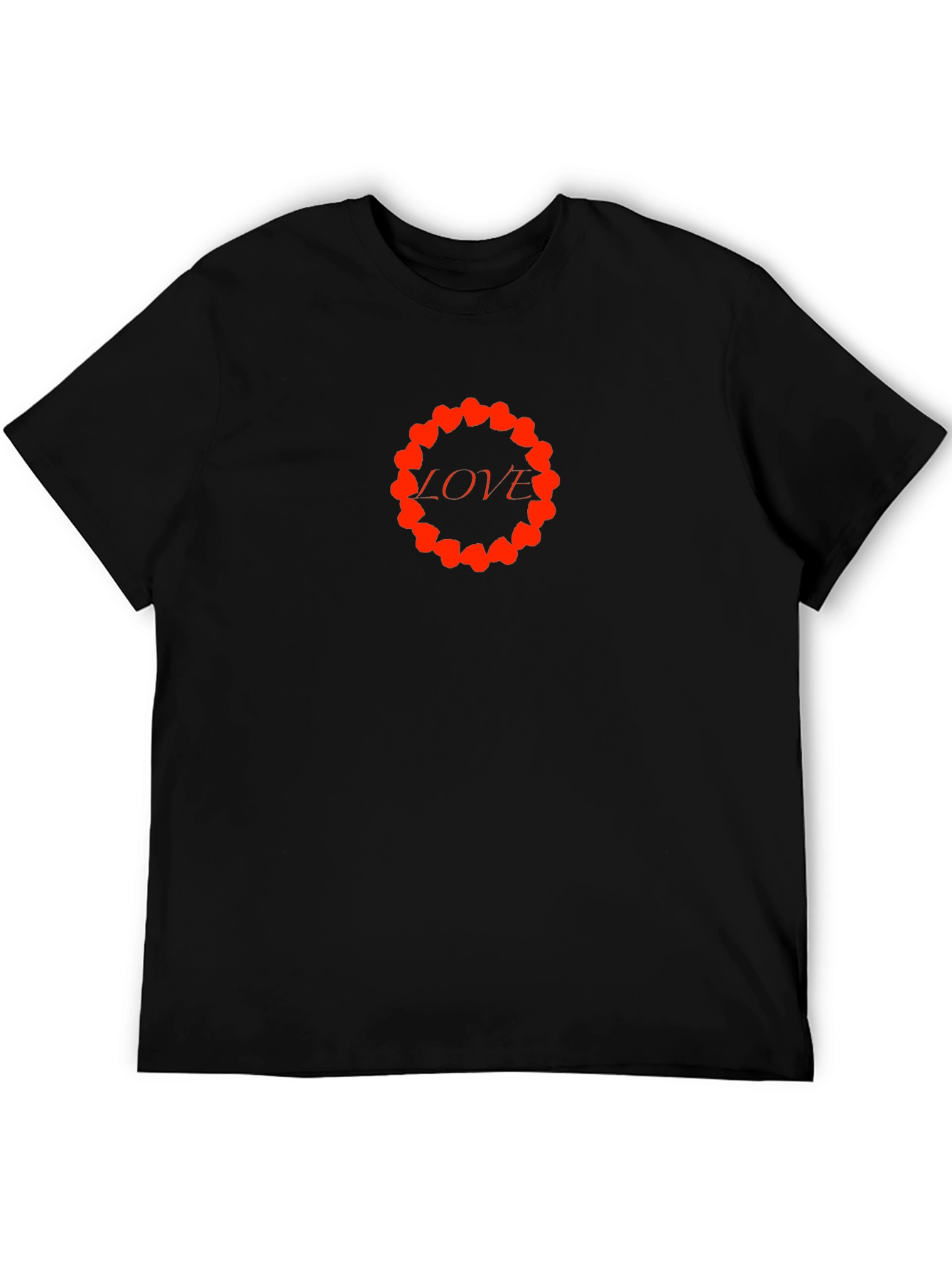 Love Heart Circle Graphic Tee