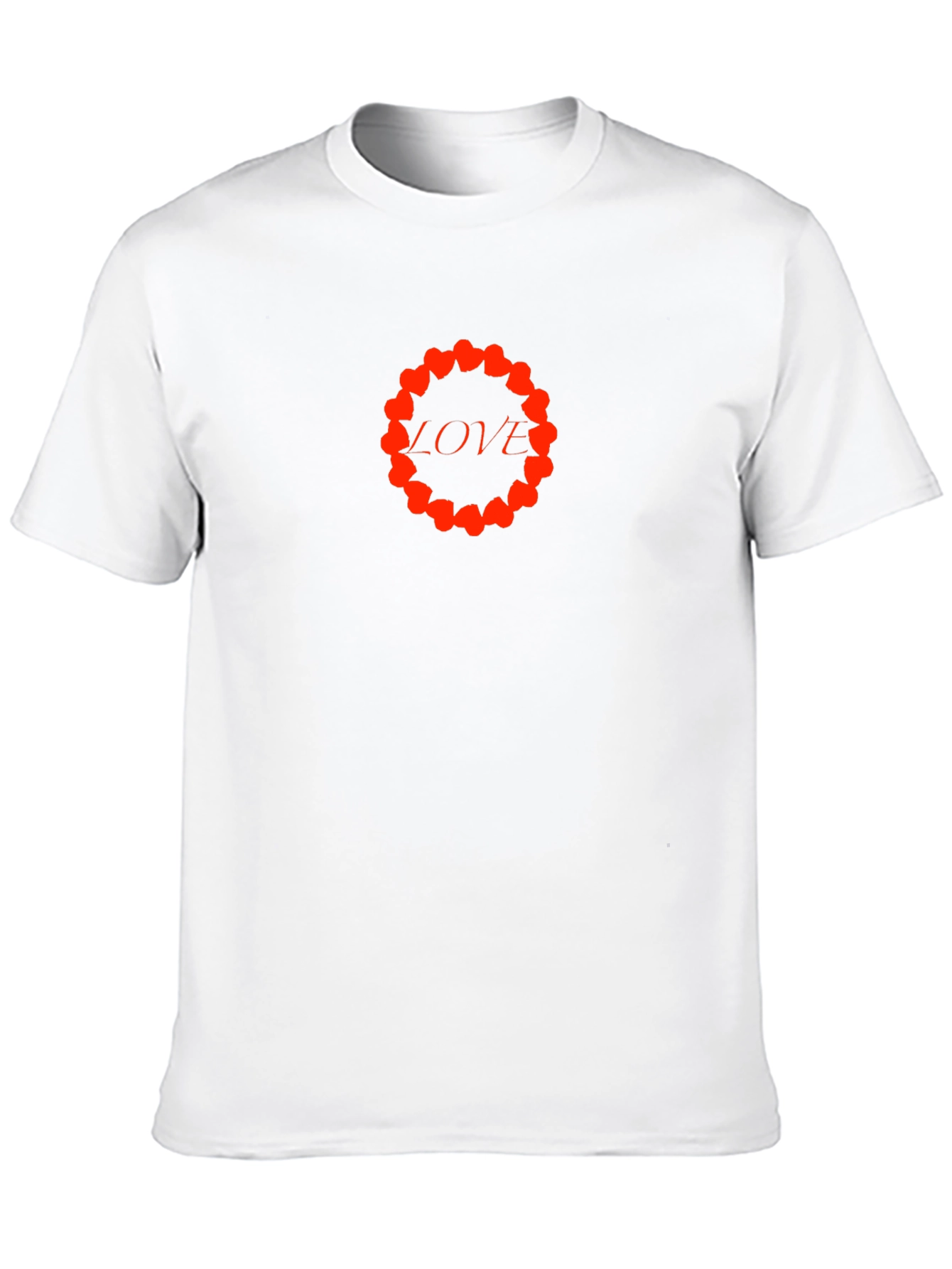 Love Heart Circle Graphic Tee