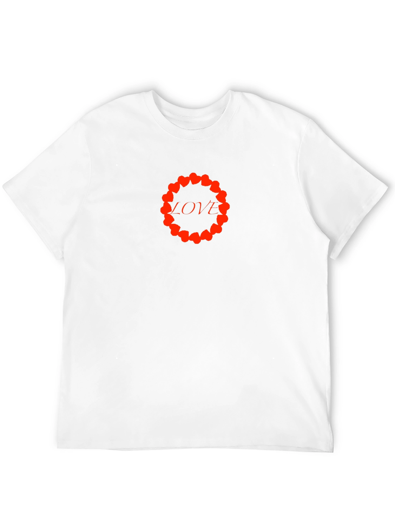 Love Heart Circle Graphic Tee