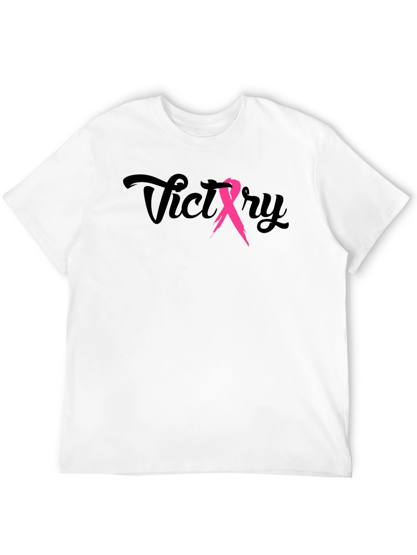 Victory Ribbon Tee - Breast Cancer Awareness Shirt