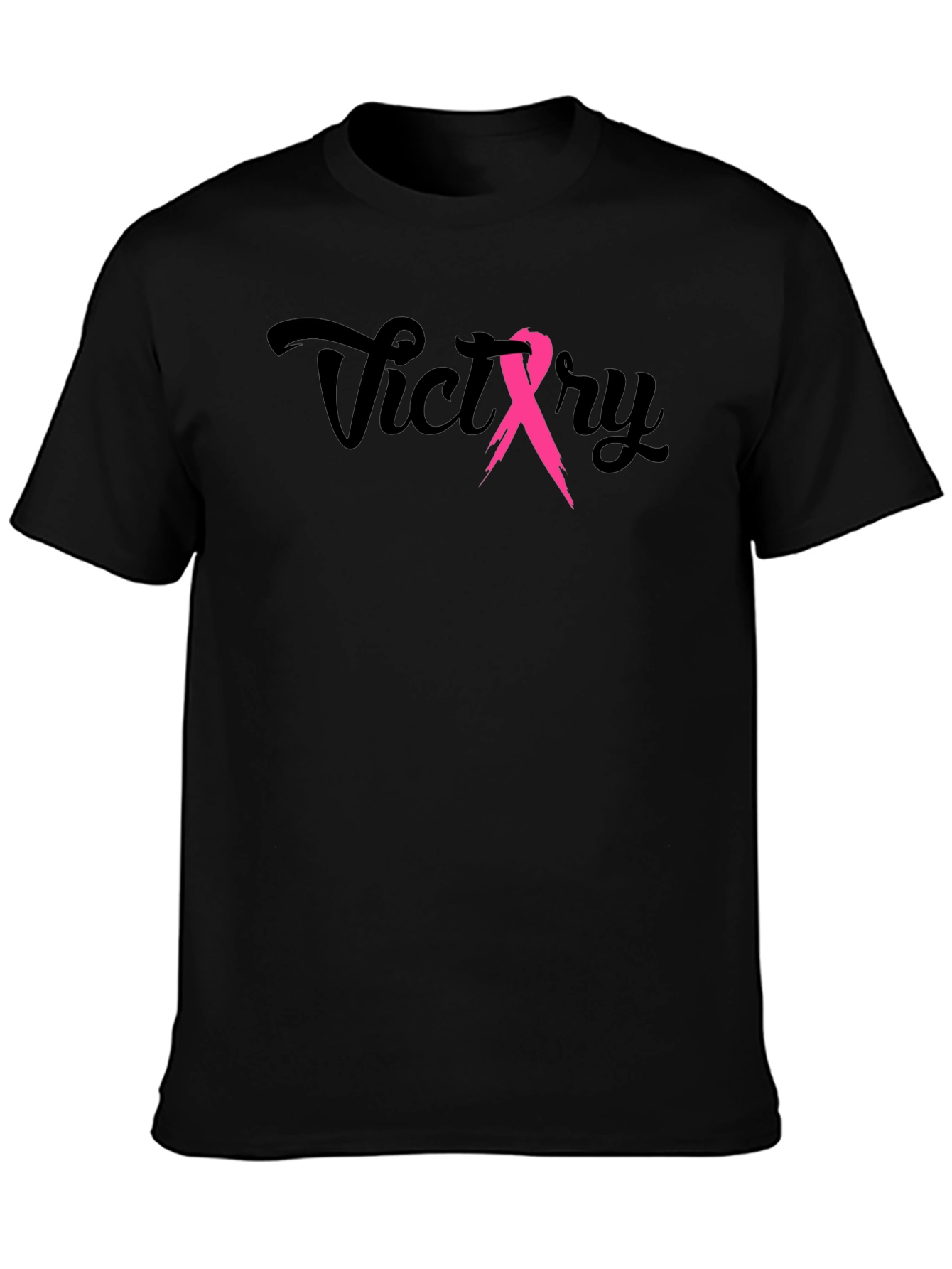 Victory Ribbon Tee - Breast Cancer Awareness Shirt