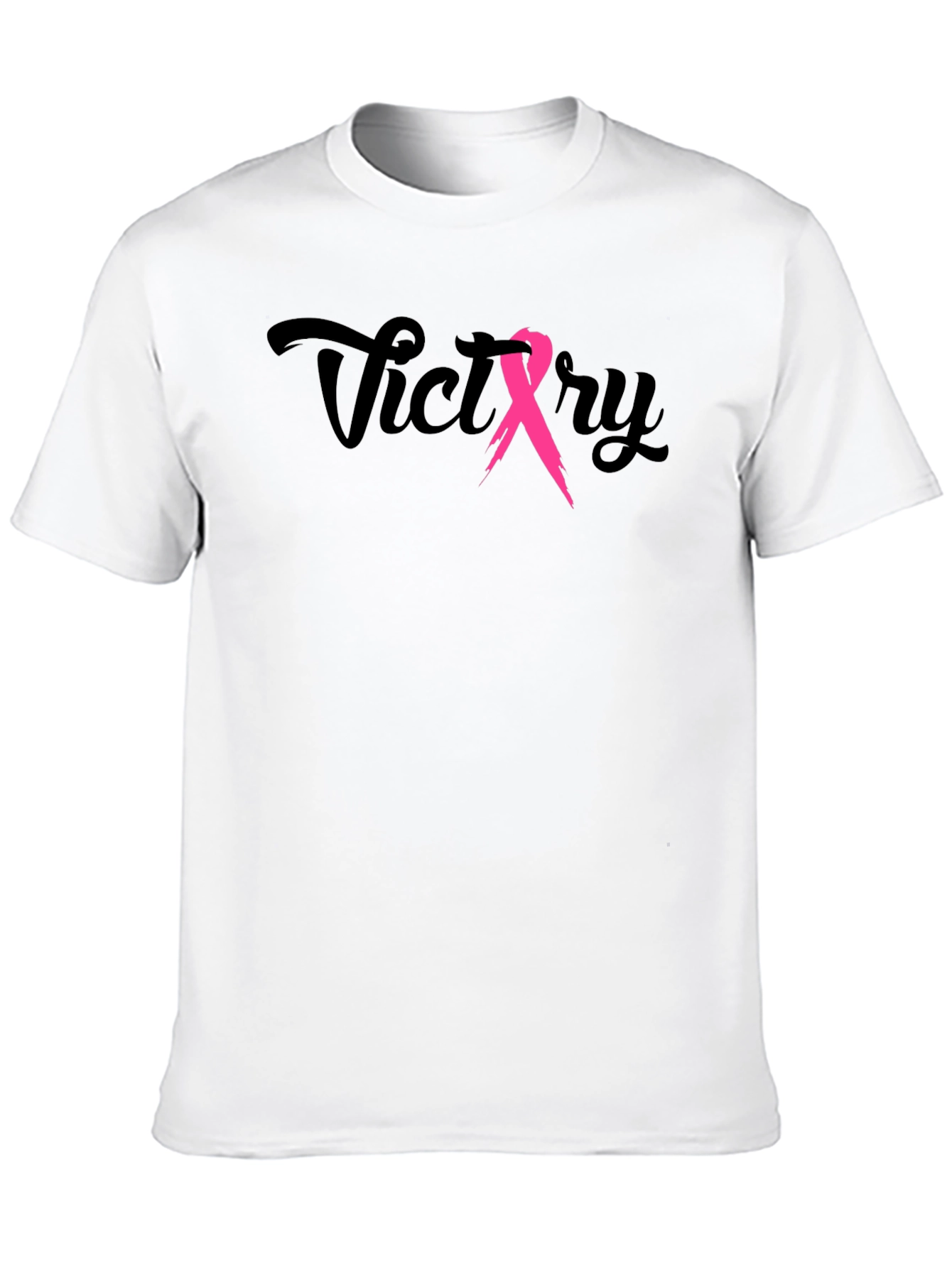 Victory Ribbon Tee - Breast Cancer Awareness Shirt