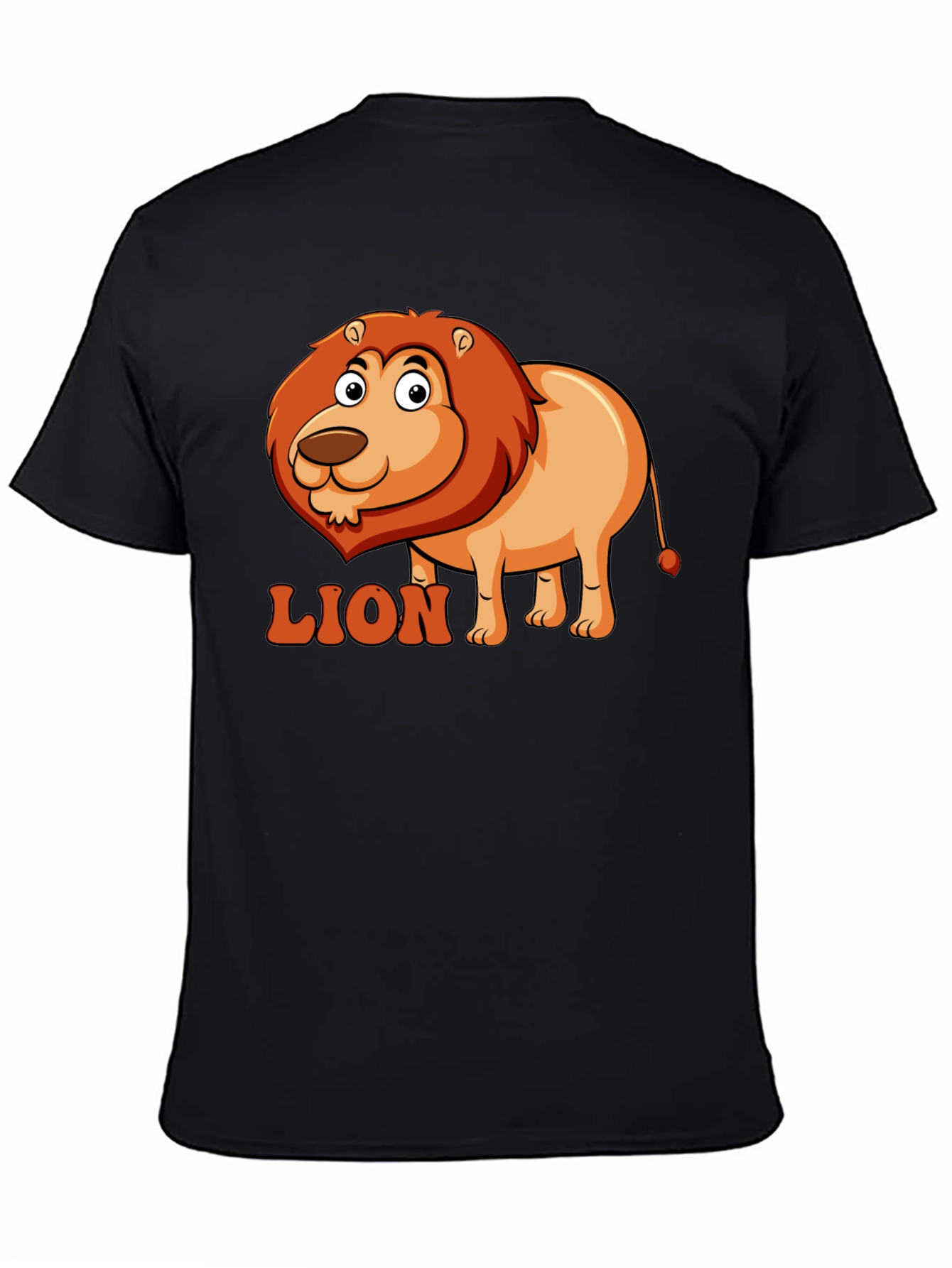 Lion Cartoon Graphic T-Shirt