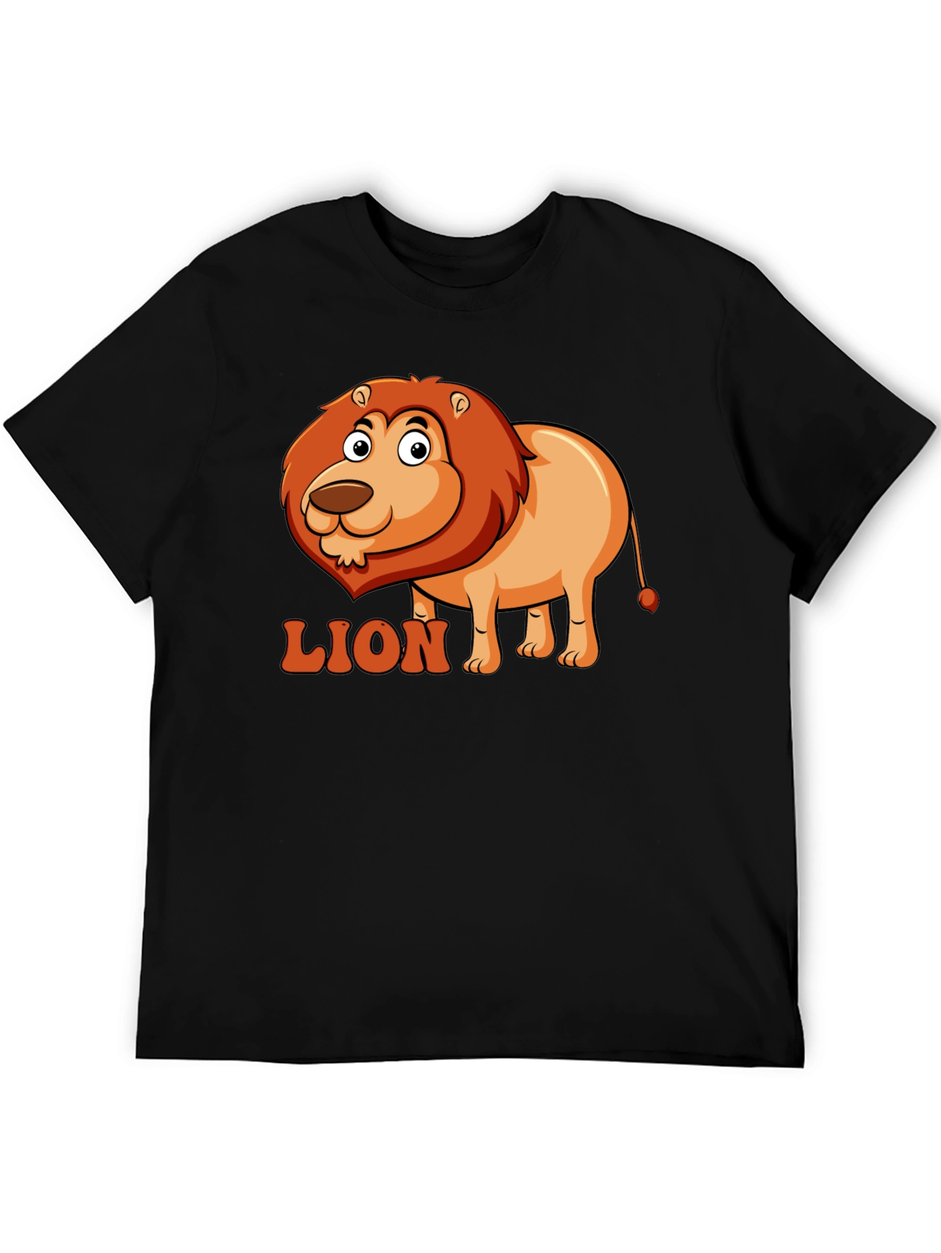 Lion Cartoon Graphic T-Shirt