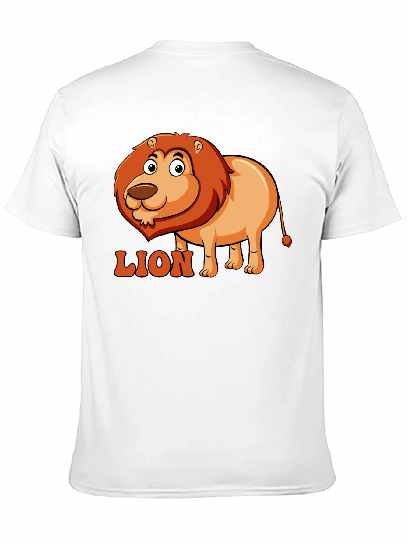 Lion Cartoon Graphic T-Shirt