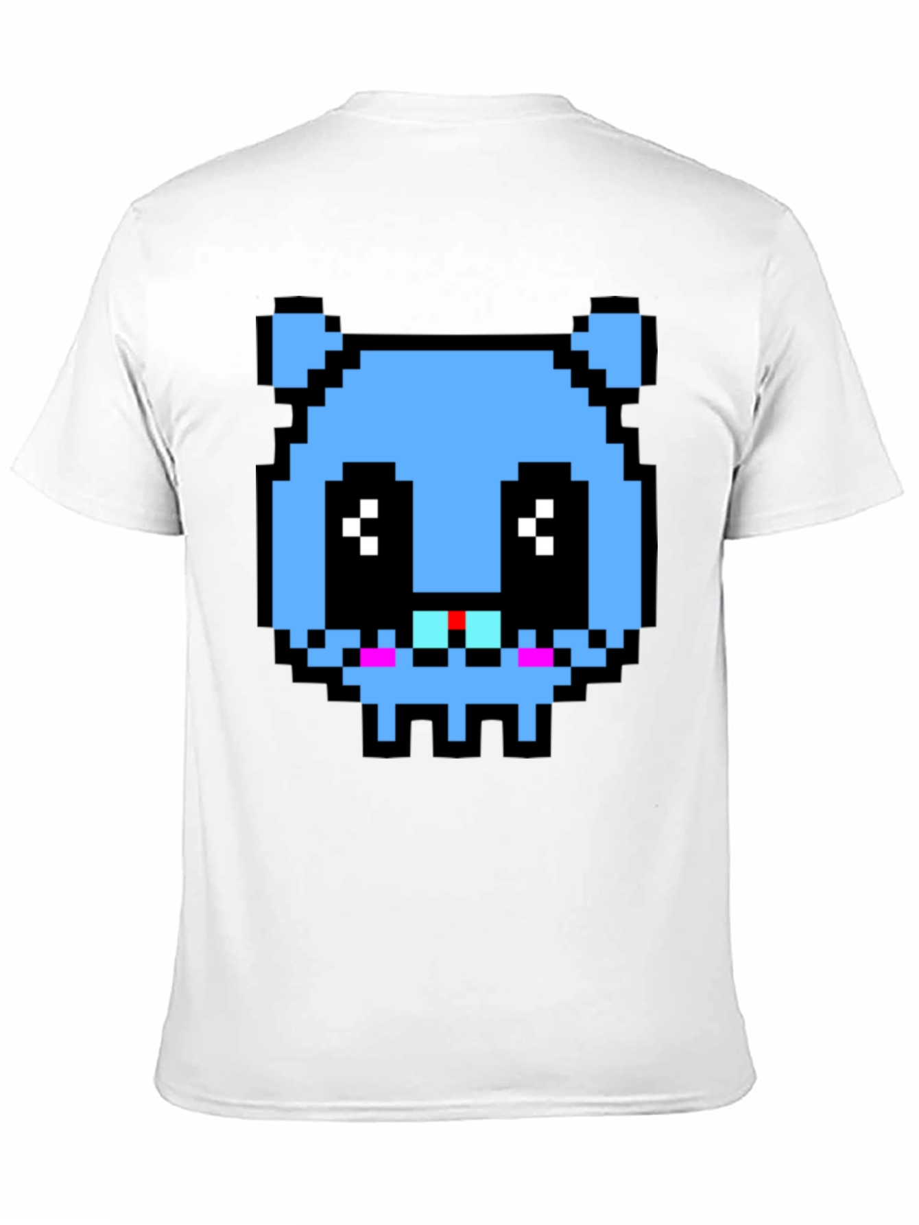 Pixelated Blue Monster T-Shirt