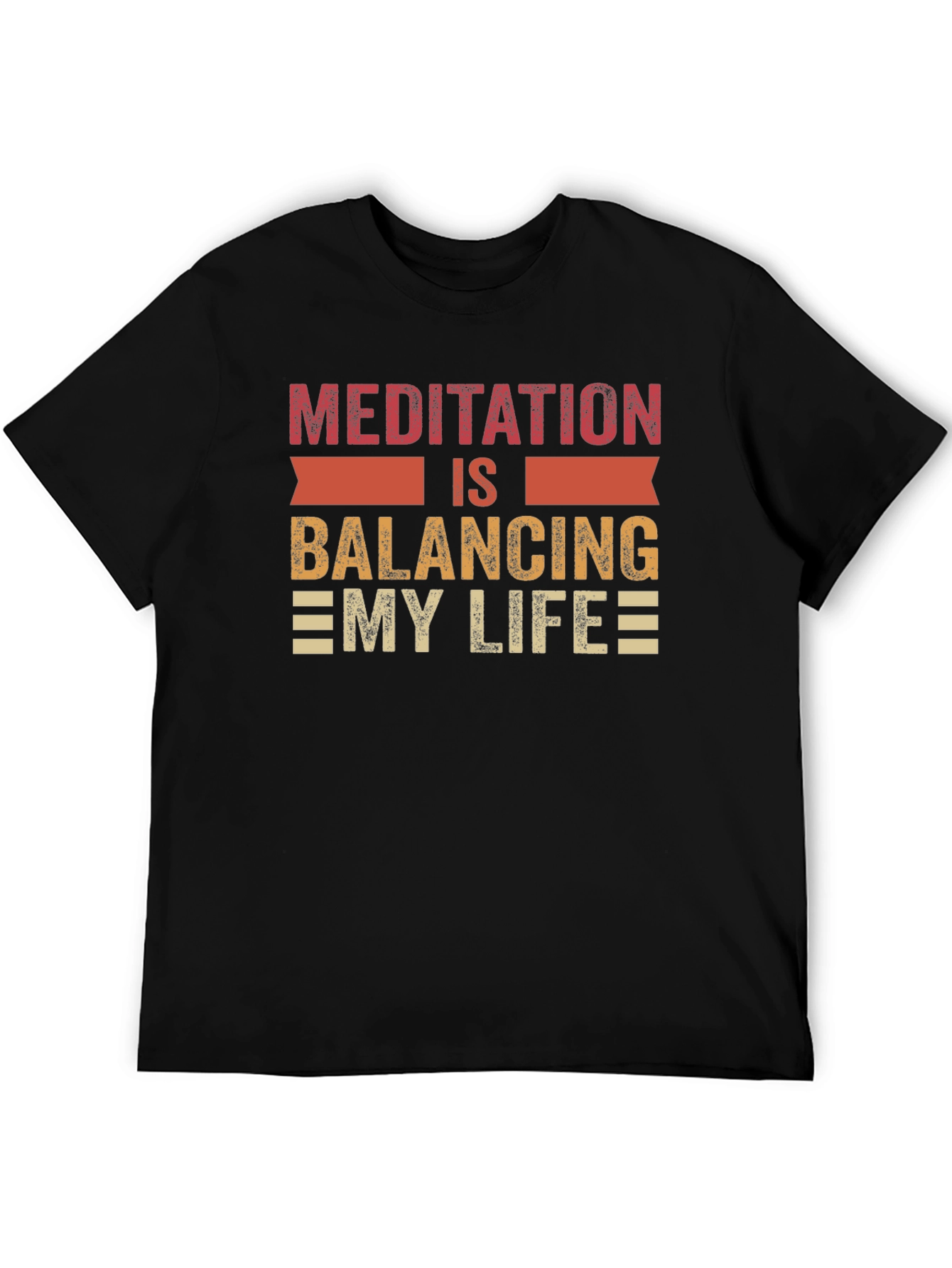 Meditation Balancing Life Graphic Tee