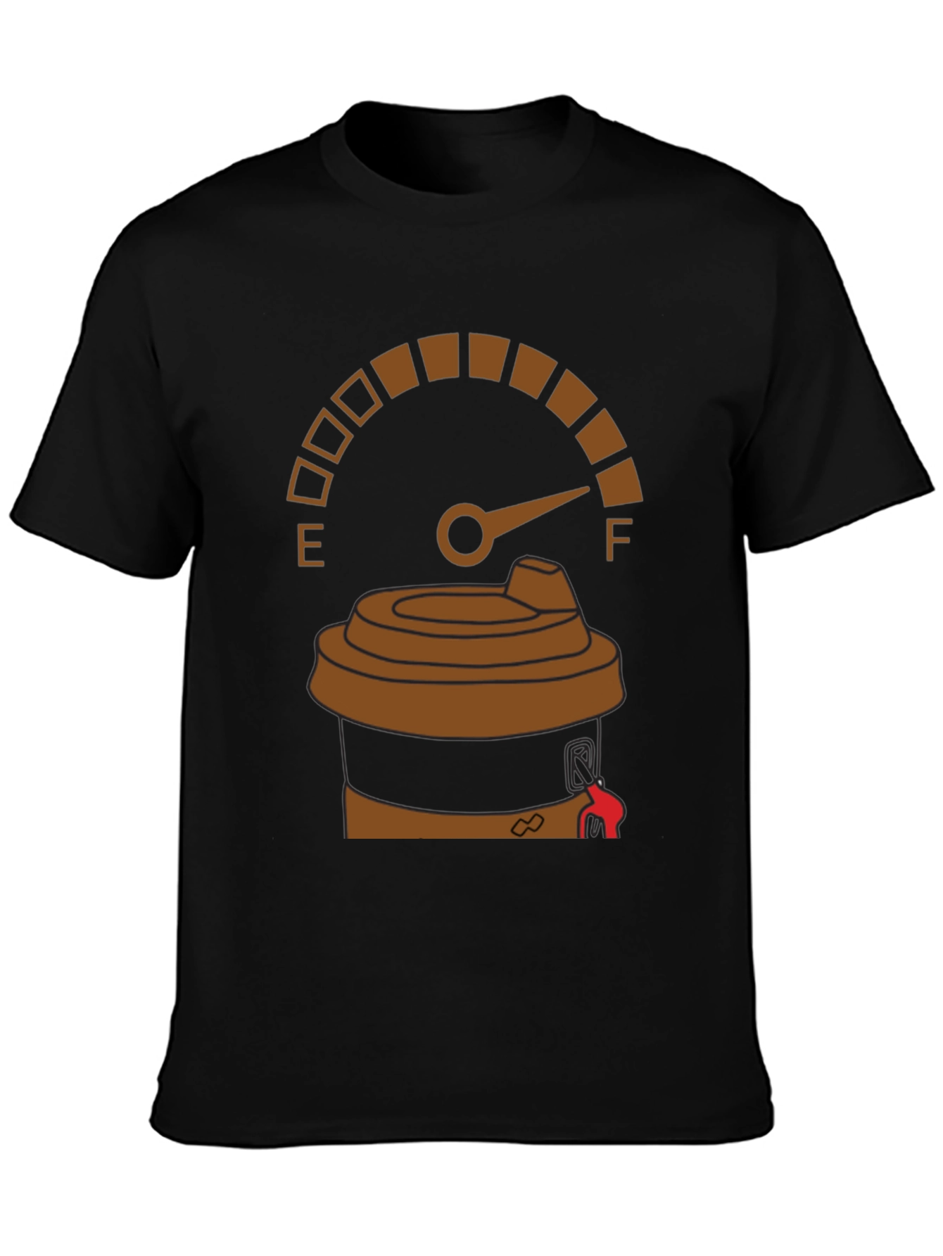 Coffee Fuel Gauge Graphic Tee
