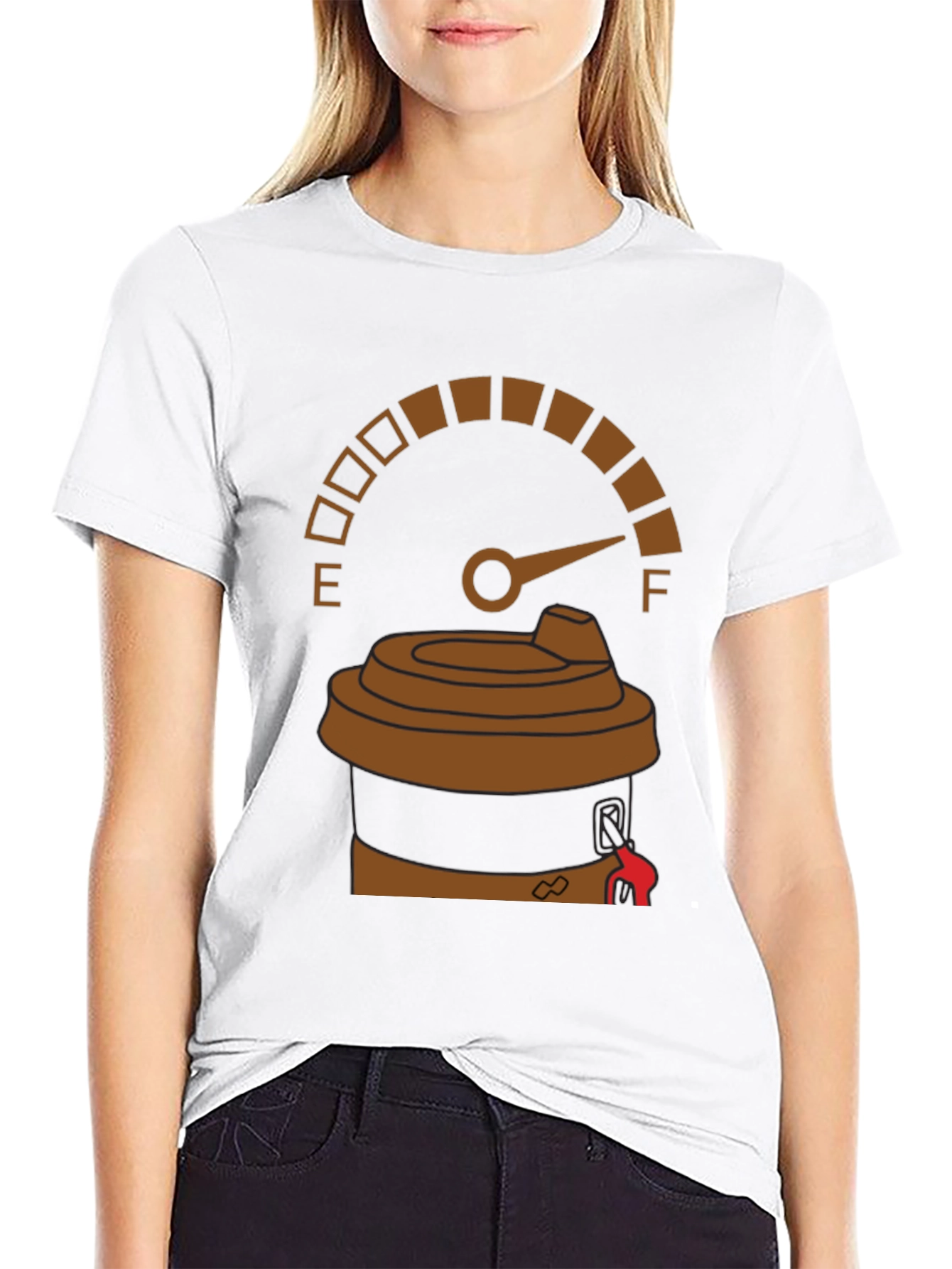 Coffee Fuel Gauge Graphic Tee