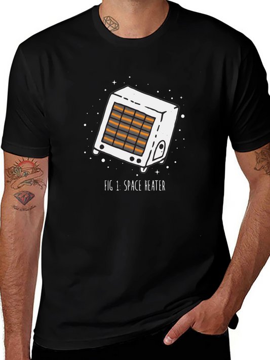 Space Heater Graphic Tee - Unique Novelty T-Shirt