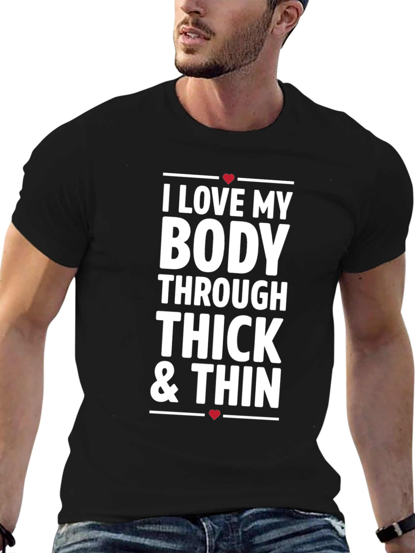 Love My Body Black T-Shirt
