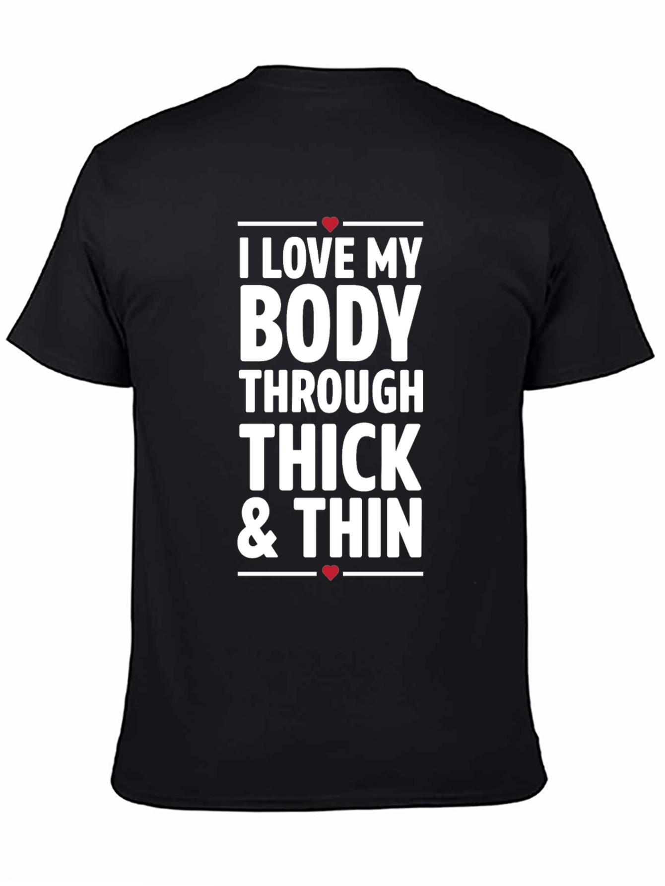 Love My Body Black T-Shirt