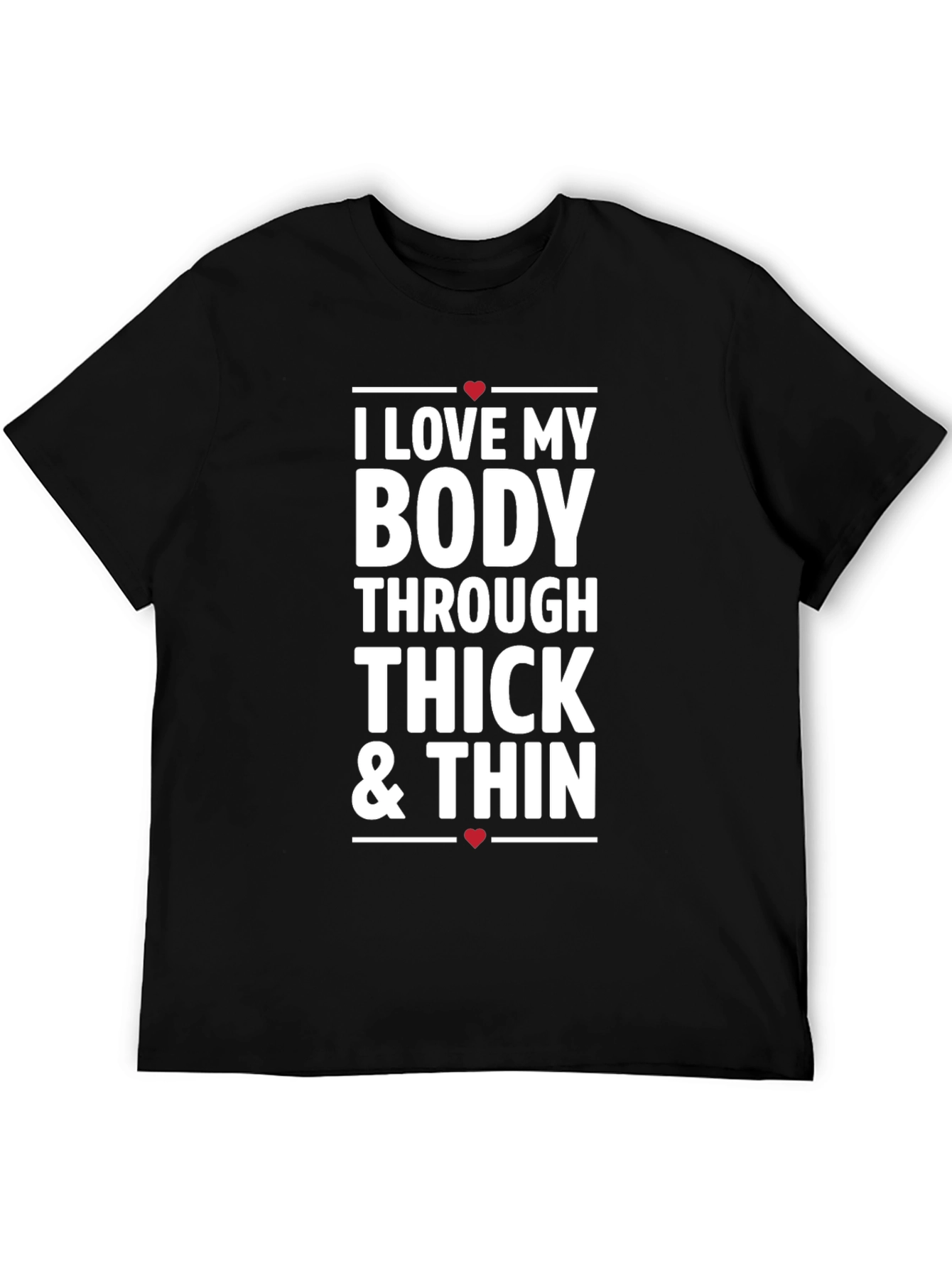 Love My Body Black T-Shirt