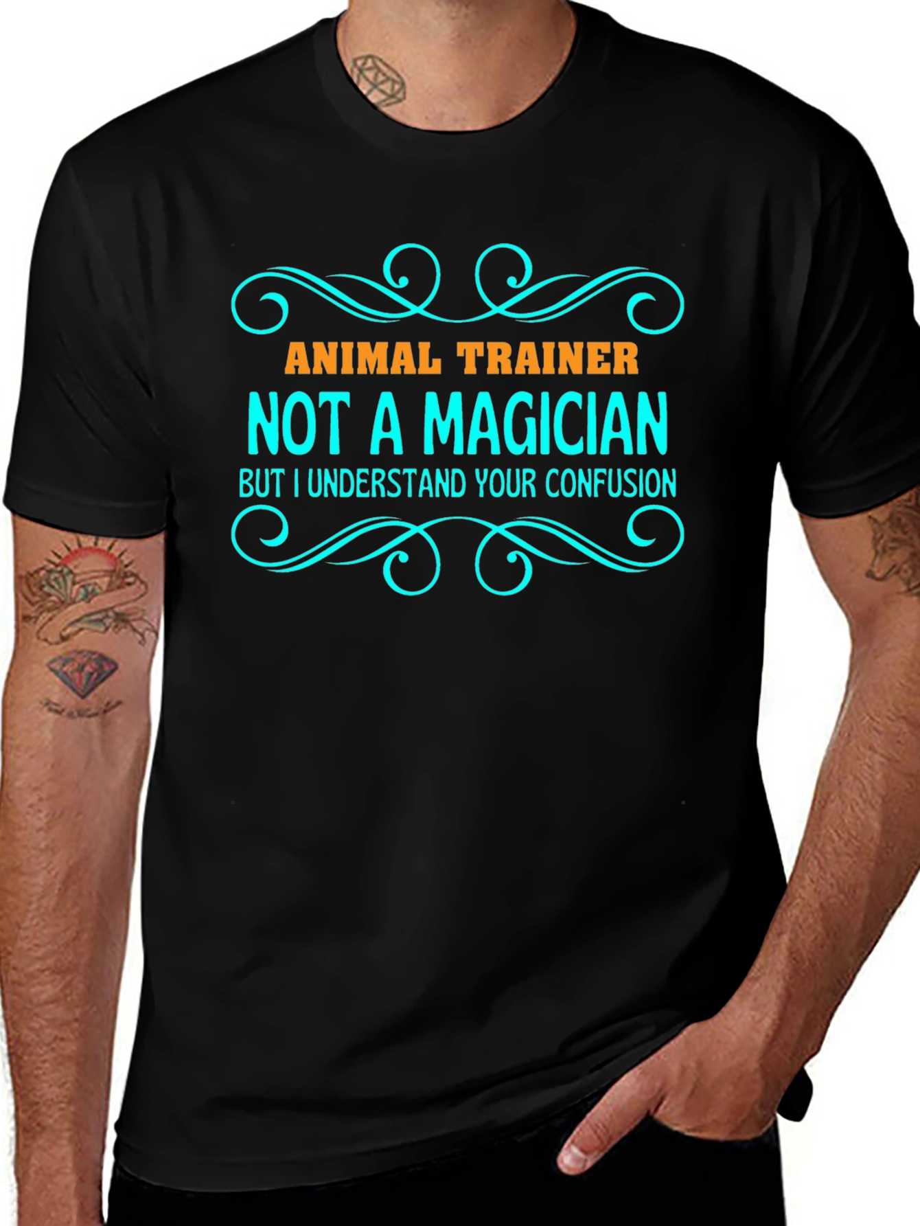 Animal Trainer T-Shirt - Not a Magician Funny Tee