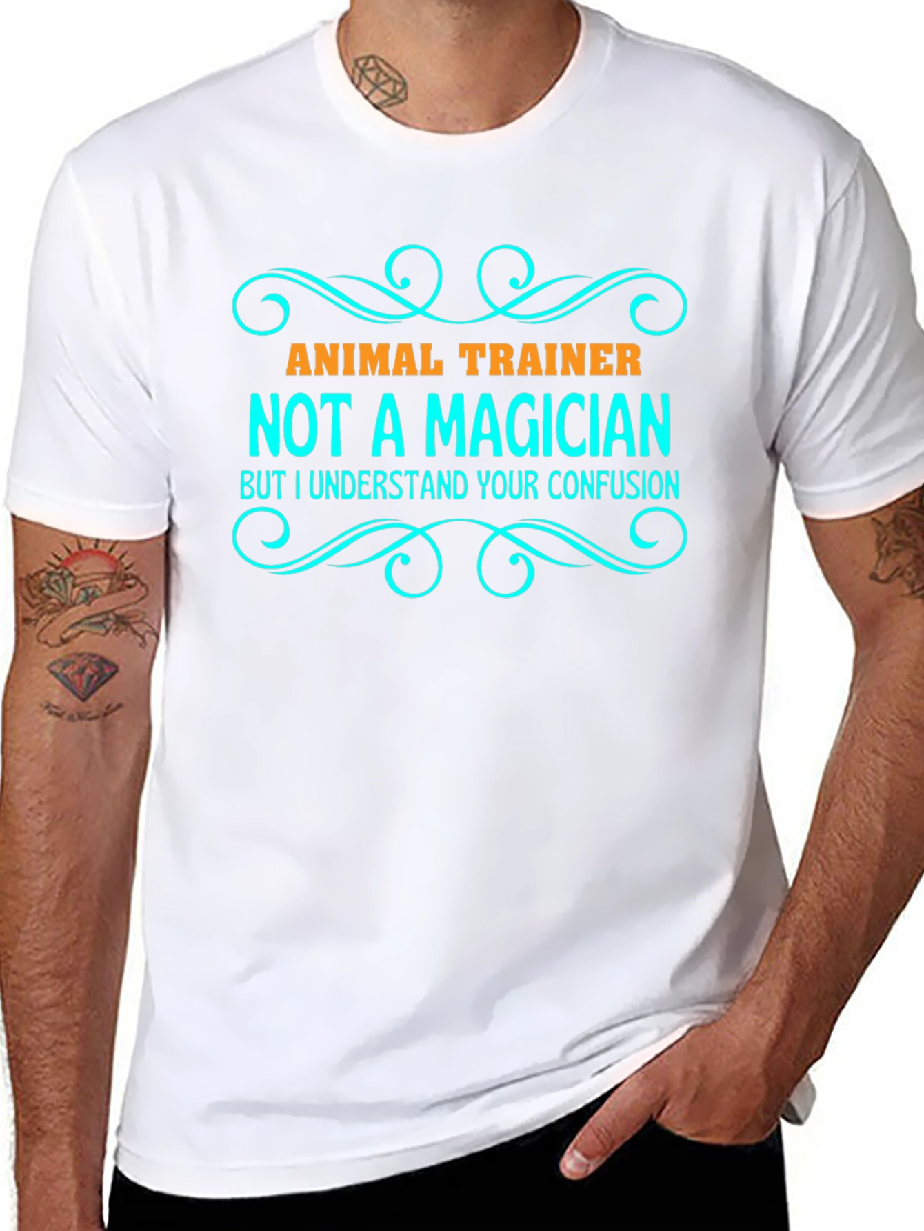 Animal Trainer T-Shirt - Not a Magician Funny Tee