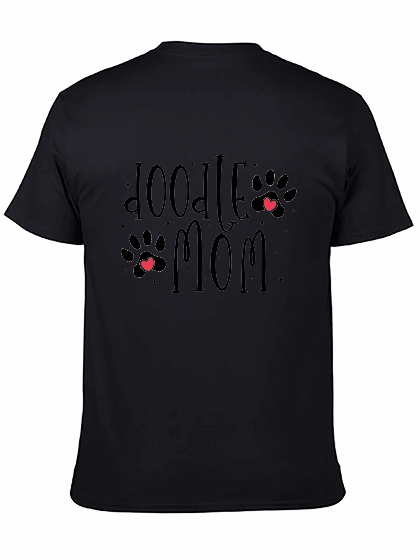 Doodle Mom T-Shirt - Cute Paw Print Design