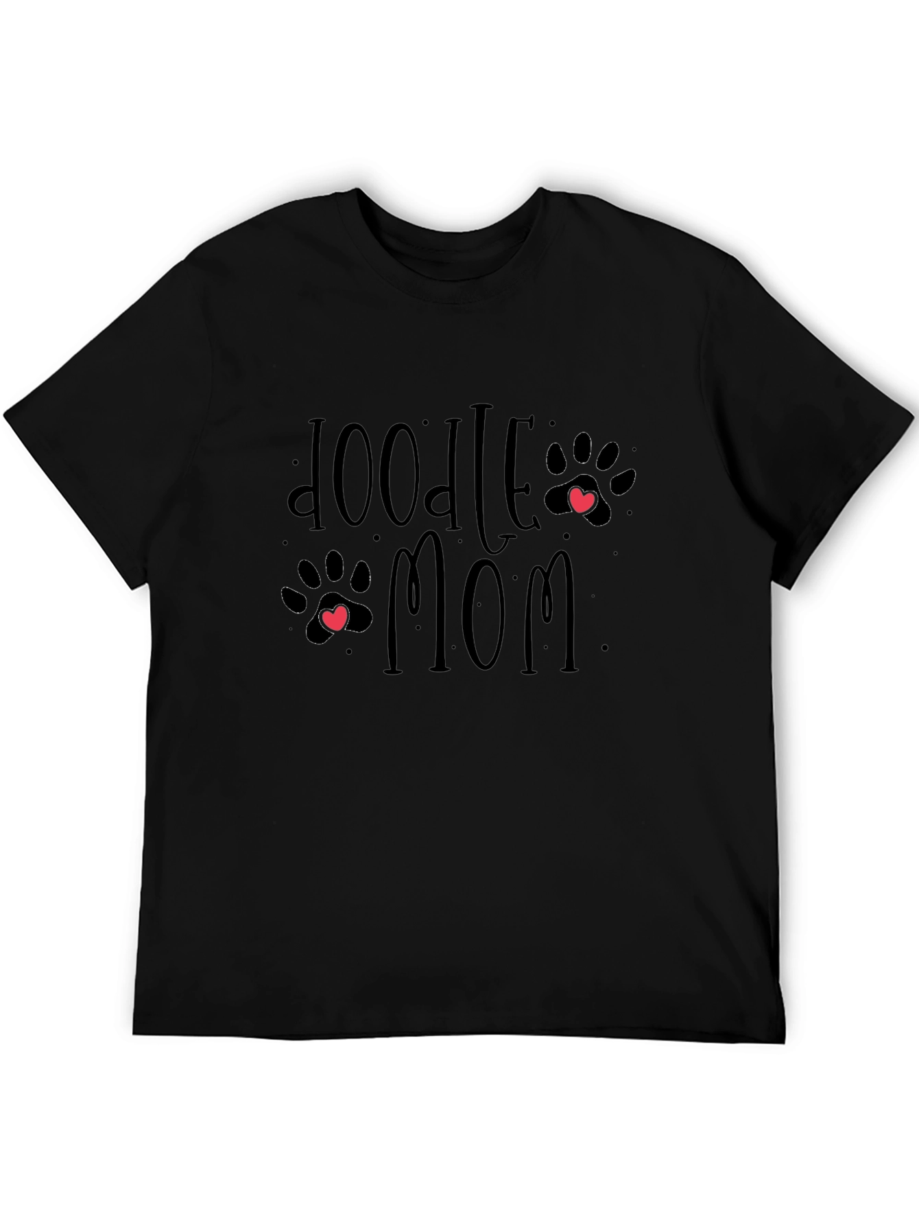 Doodle Mom T-Shirt - Cute Paw Print Design