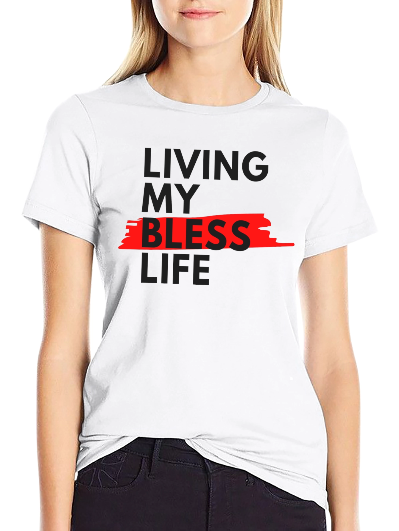 Living My Blessed Life Graphic Tee