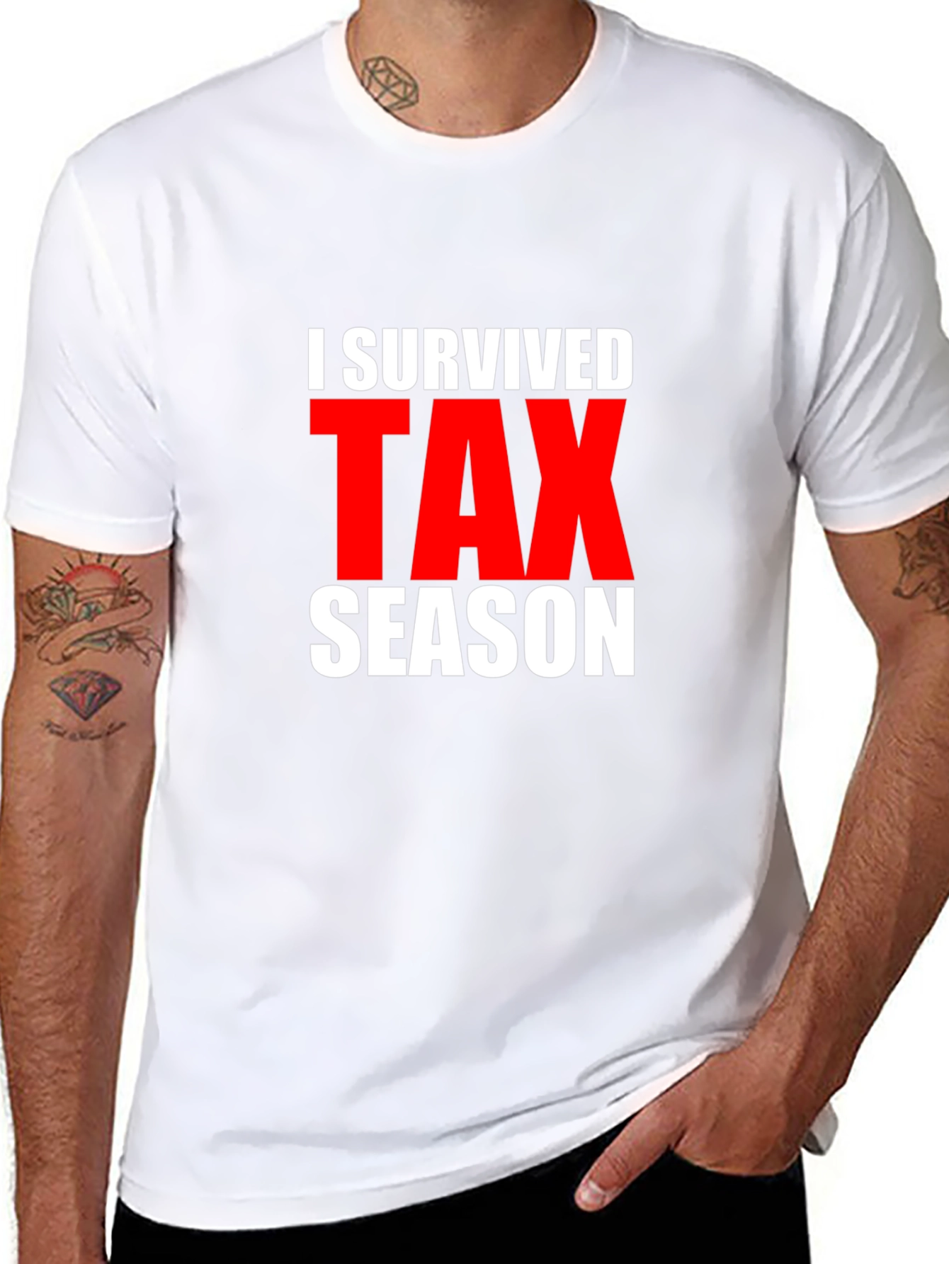 I Survived Tax Season Graphic Tee