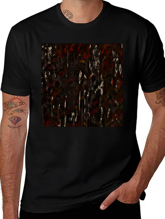 Textured Abstract Art Graphic Tee