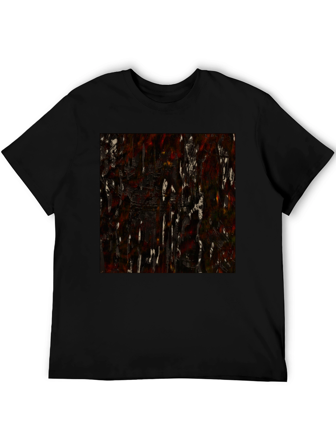 Textured Abstract Art Graphic Tee