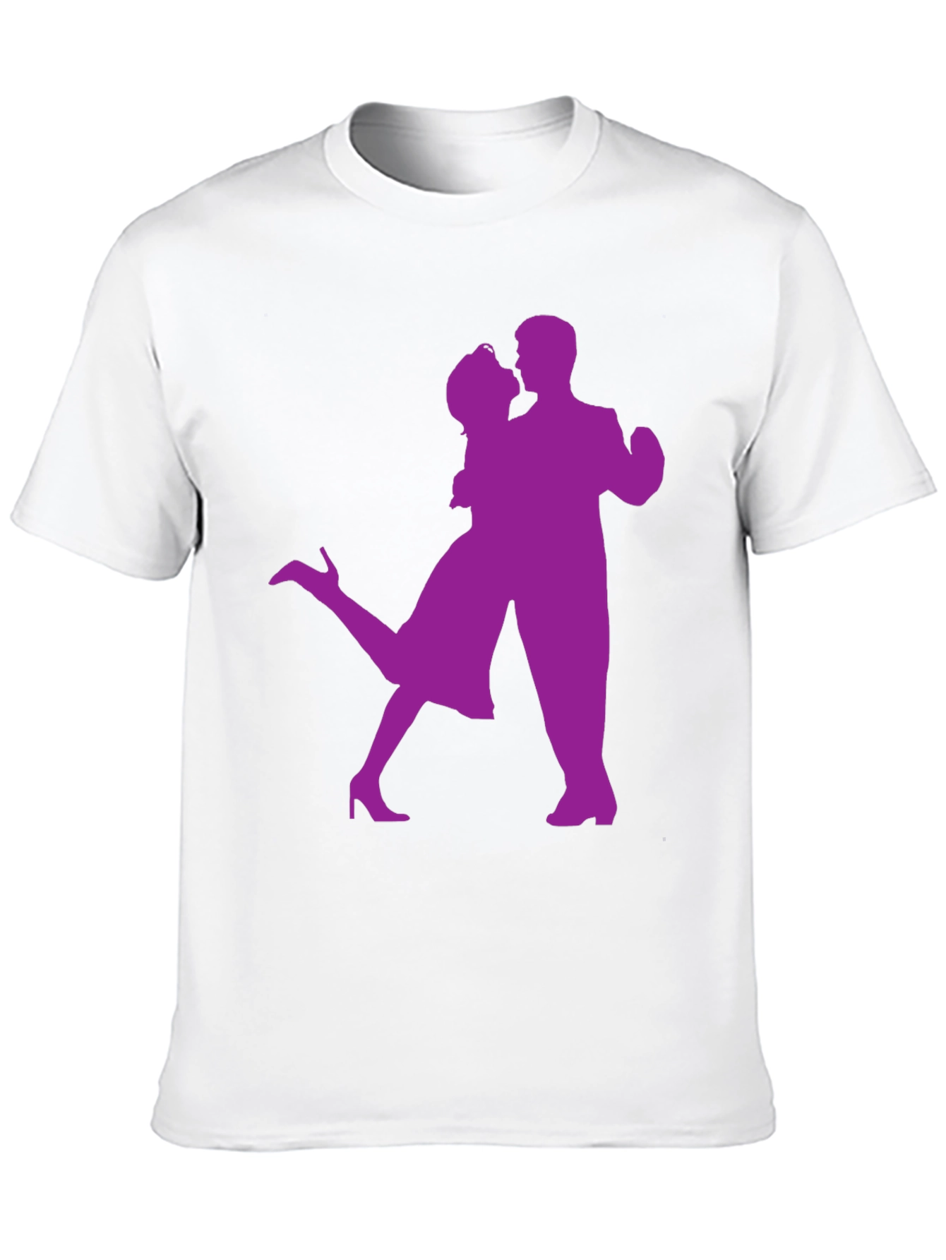 Dancing Couple Graphic Tee - Black