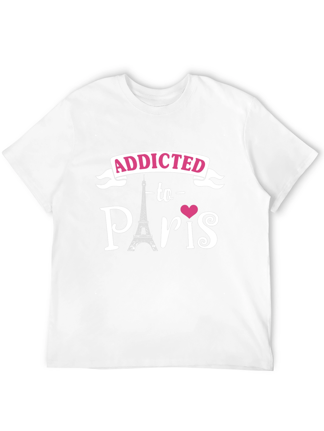 Addicted to Paris Graphic Tee - Black