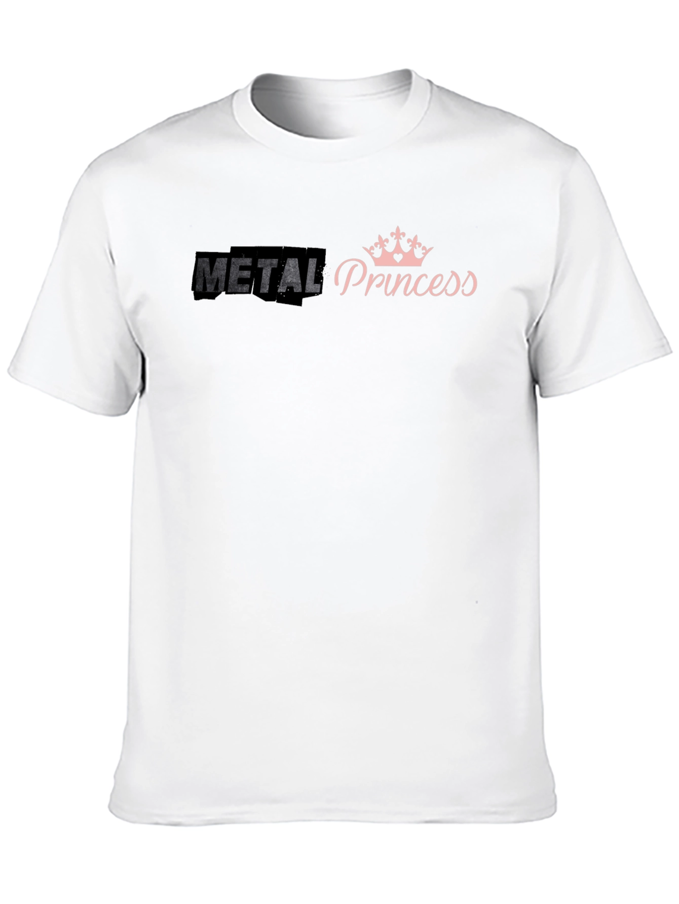 Metal Princess Graphic T-Shirt - Black