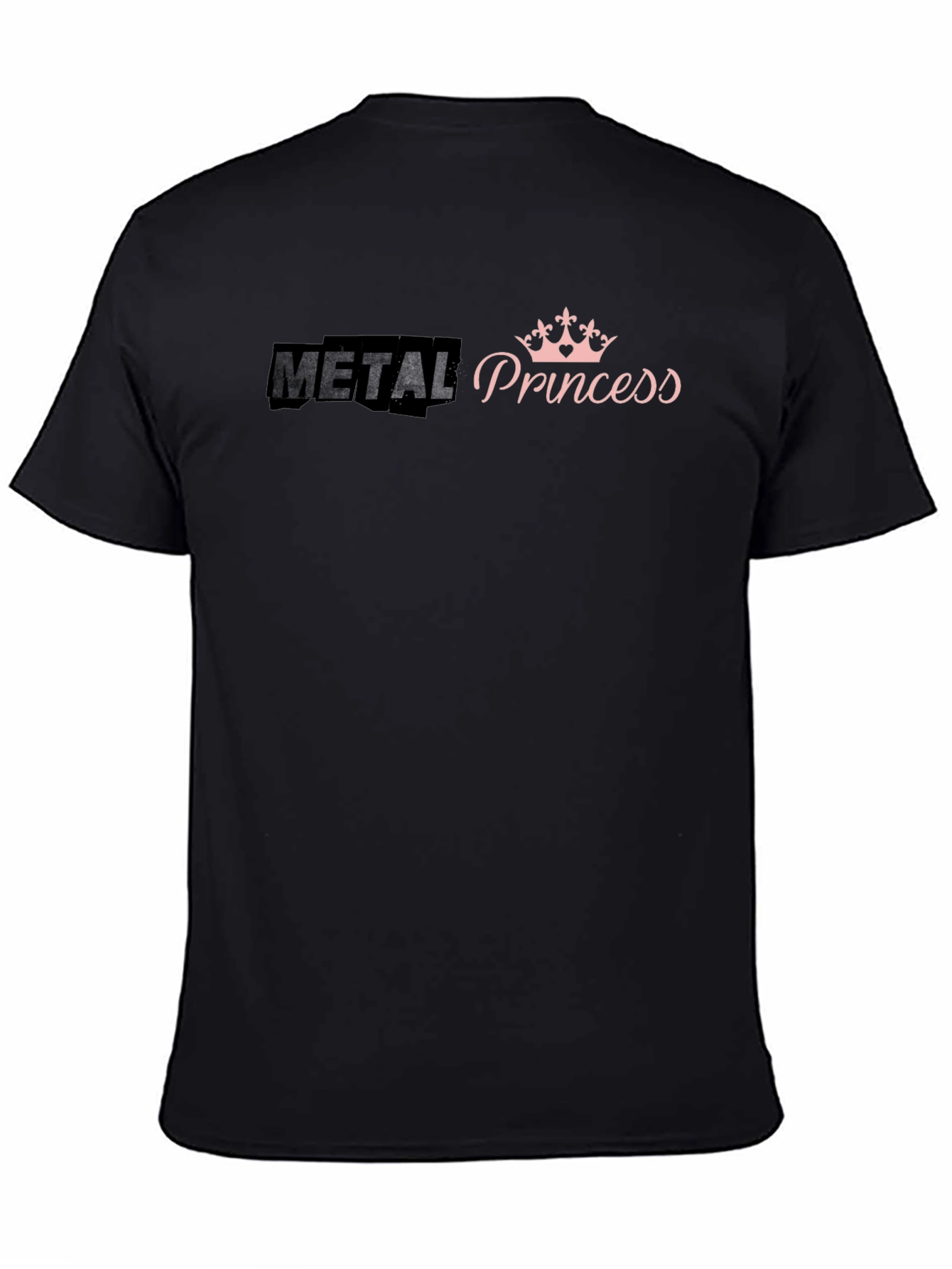 Metal Princess Graphic T-Shirt - Black