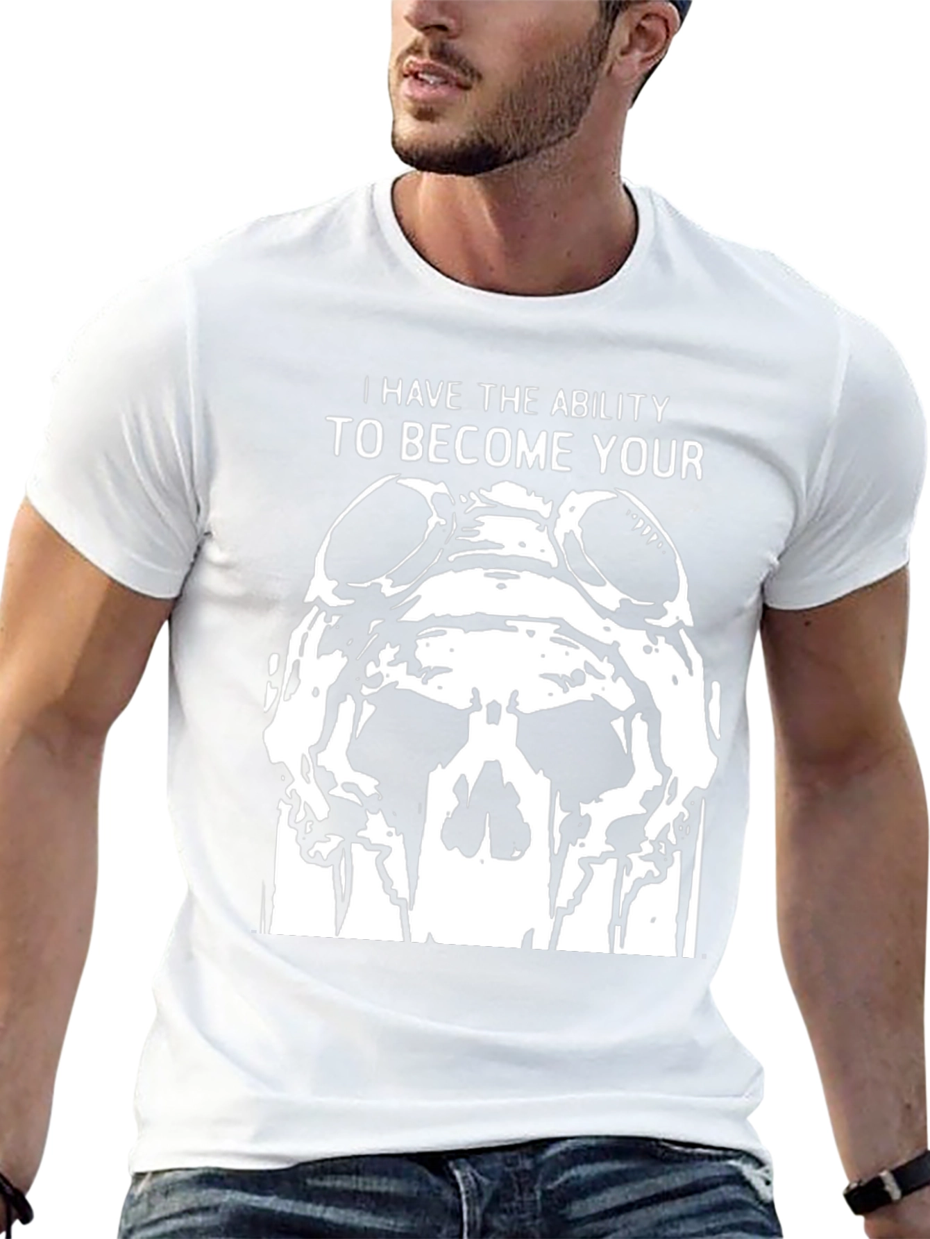 Skull Goggles Graphic T-Shirt - Dark Humor Tee