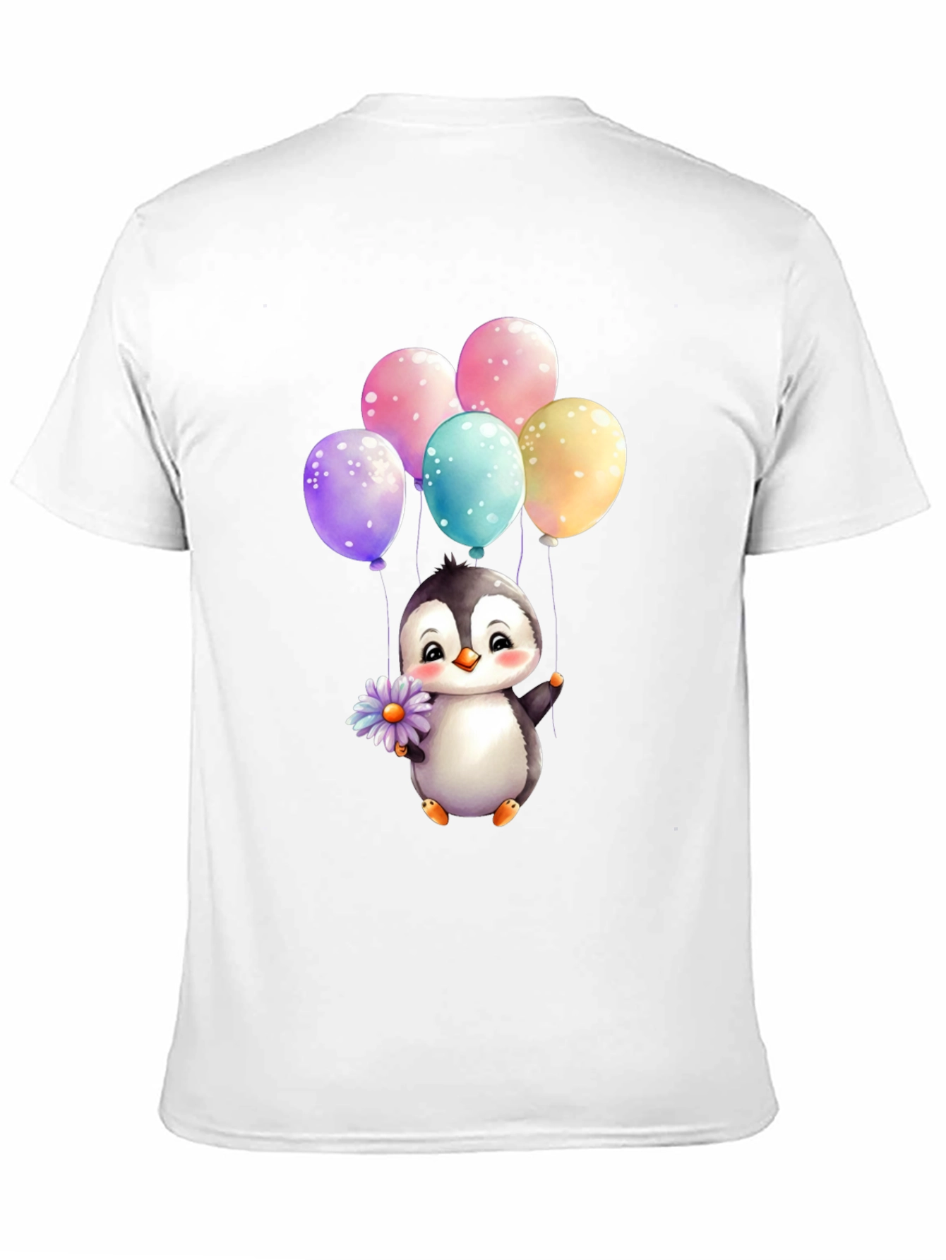Penguin Balloons Graphic Tee