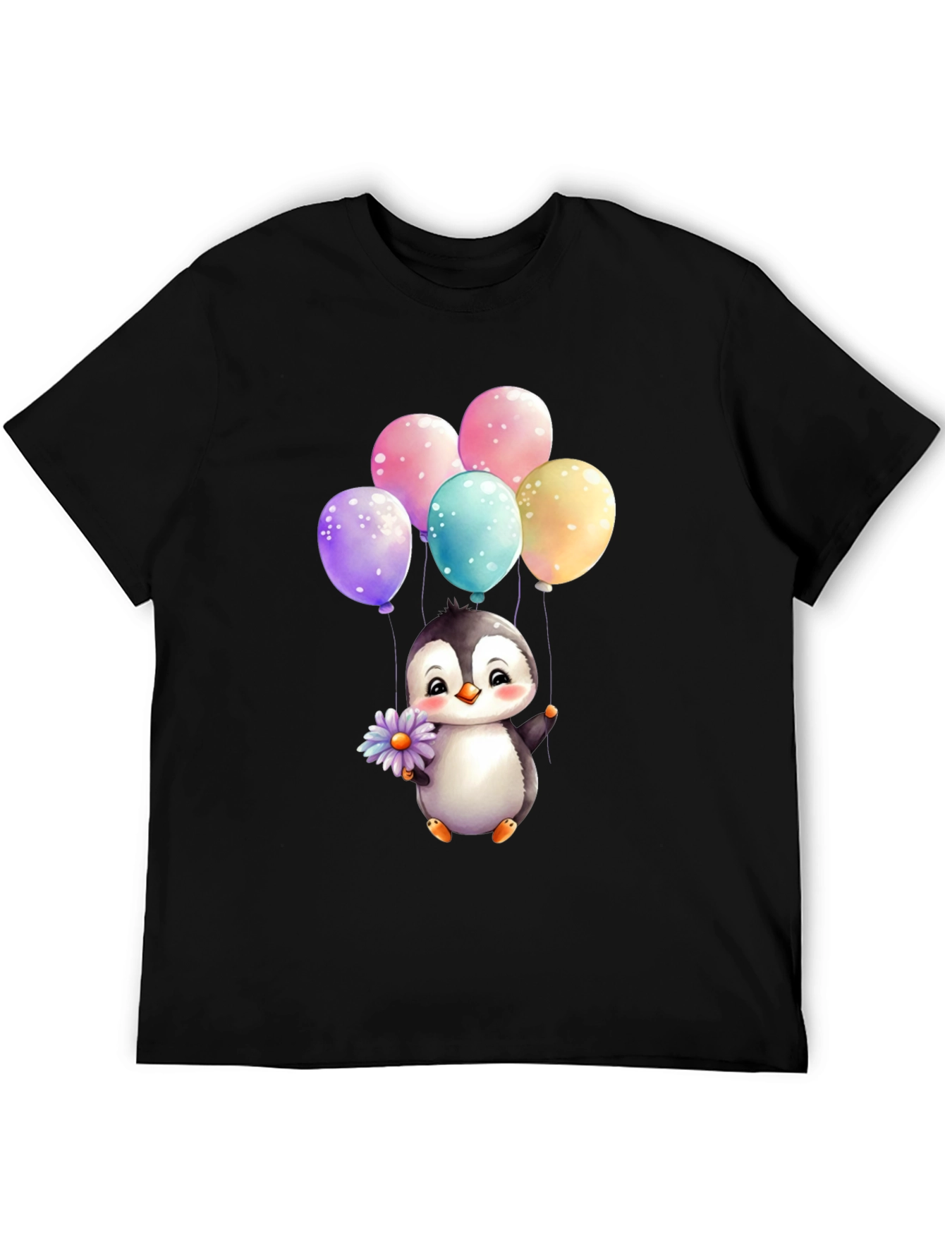 Penguin Balloons Graphic Tee