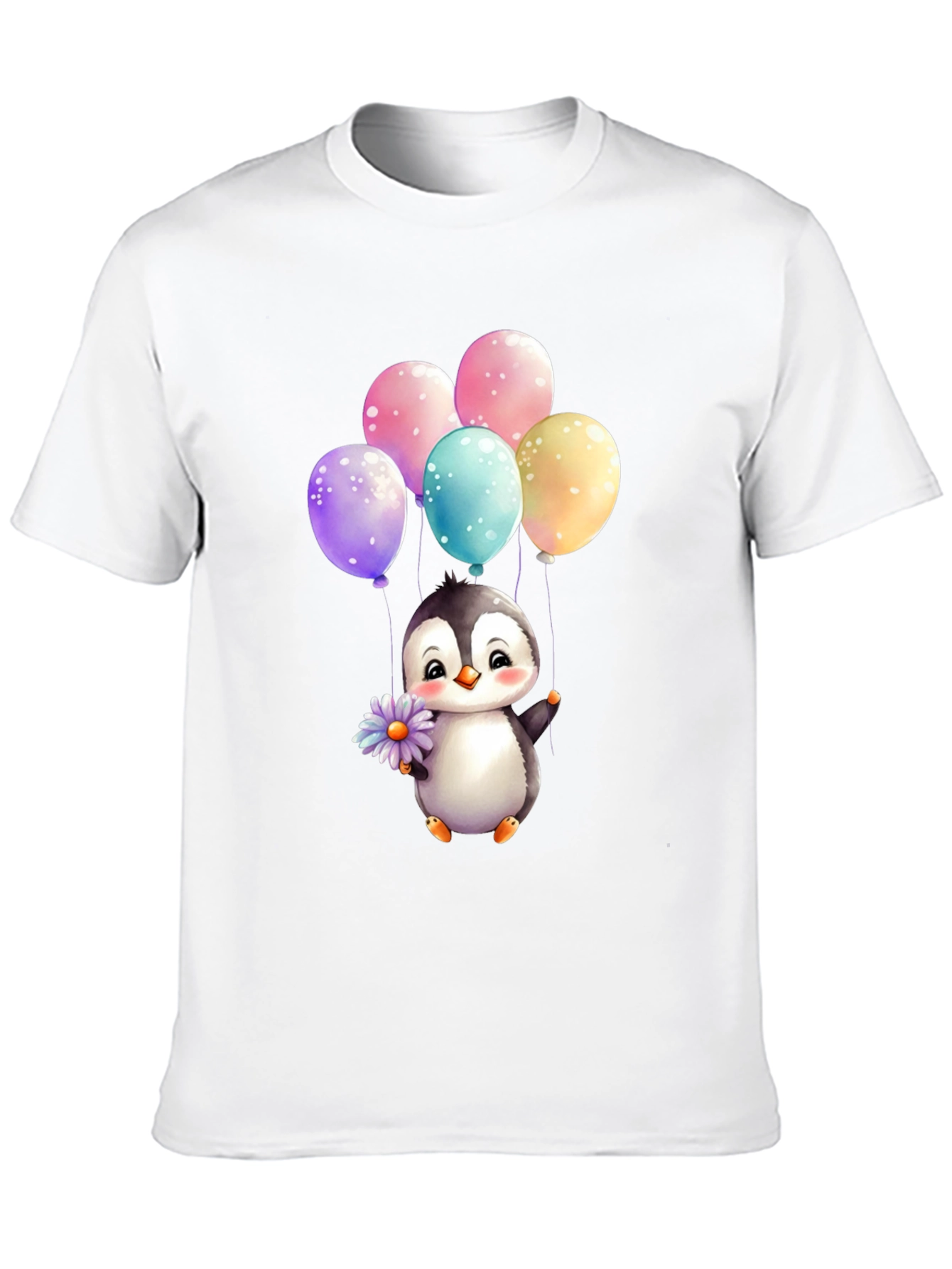 Penguin Balloons Graphic Tee