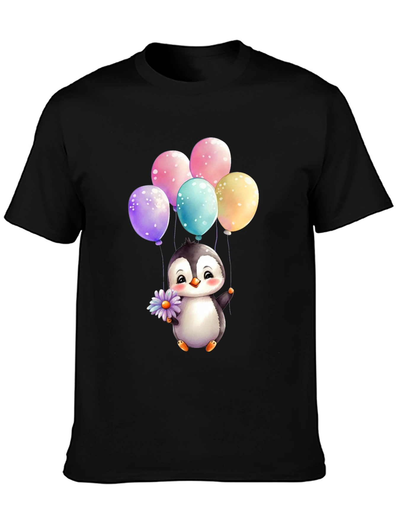 Penguin Balloons Graphic Tee