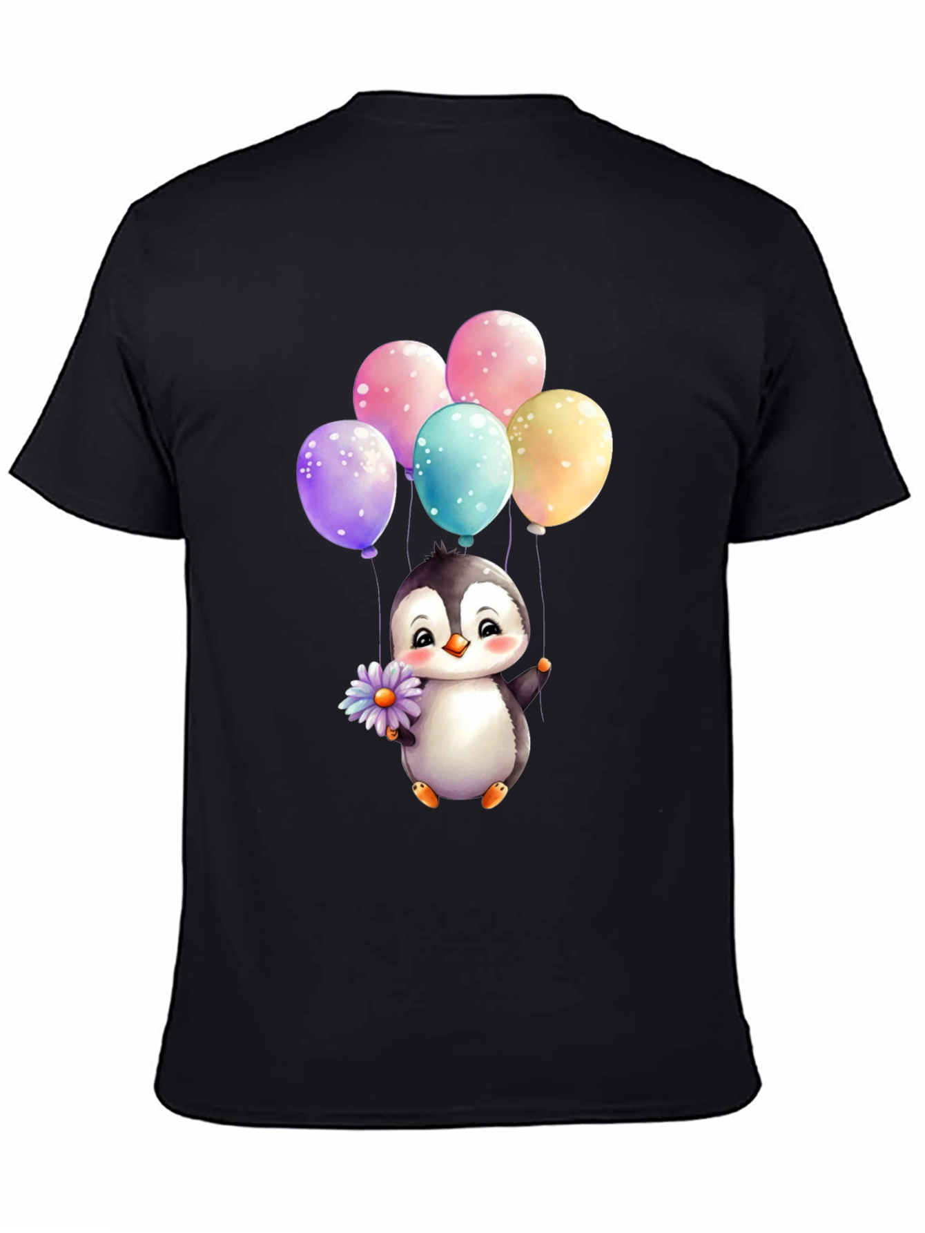 Penguin Balloons Graphic Tee