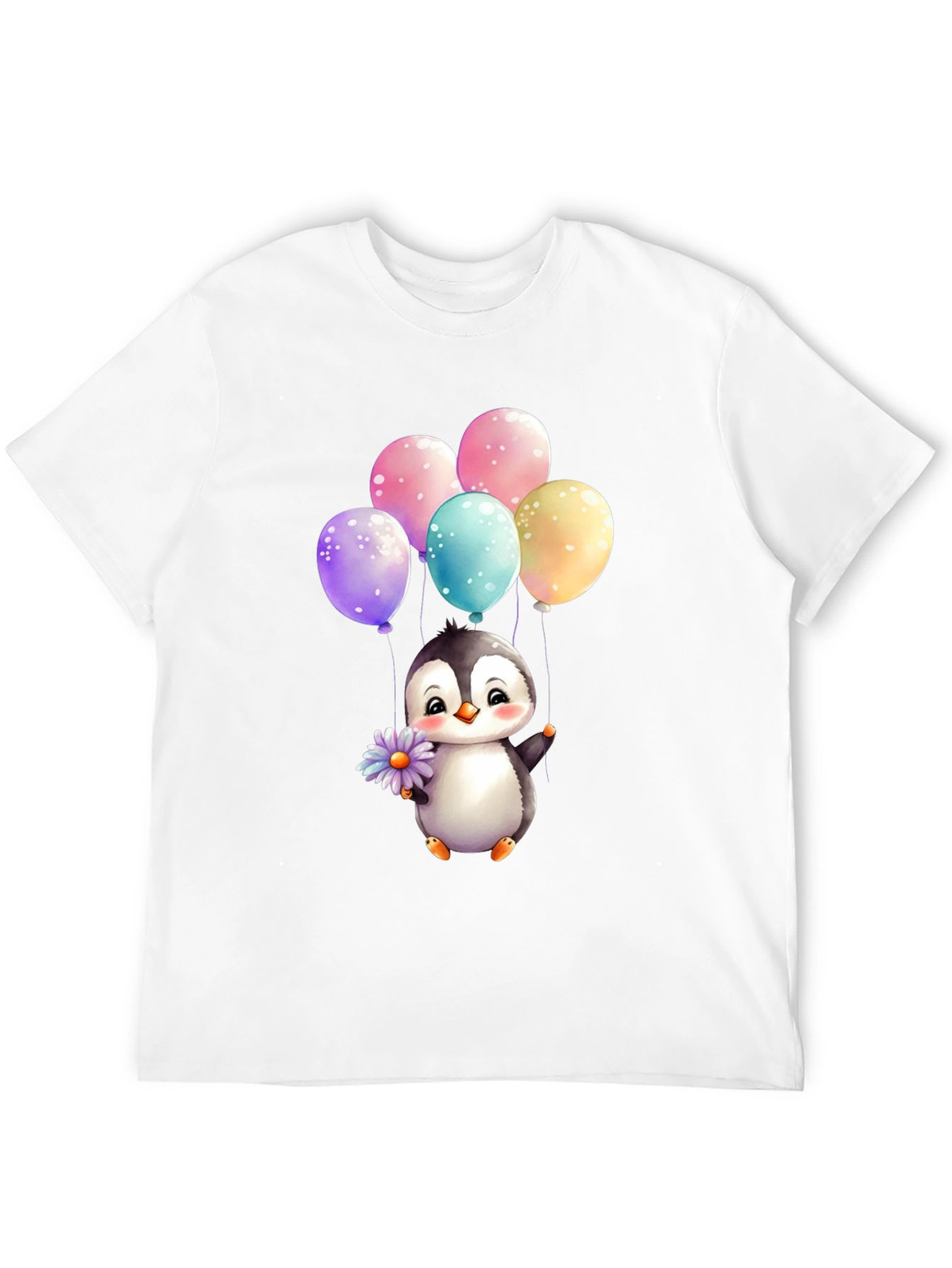 Penguin Balloons Graphic Tee